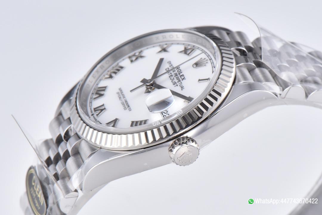 Victory Factory Rolex Datejust 36 White Dial with Roma Hour Markers ShangHai 3235 Movement Jubilee Bracelet 02 Clean Factory Rolex Datejust 36 White Dial with Roma Hour Markers ShangHai 3235 Movement Jubilee Bracelet 02