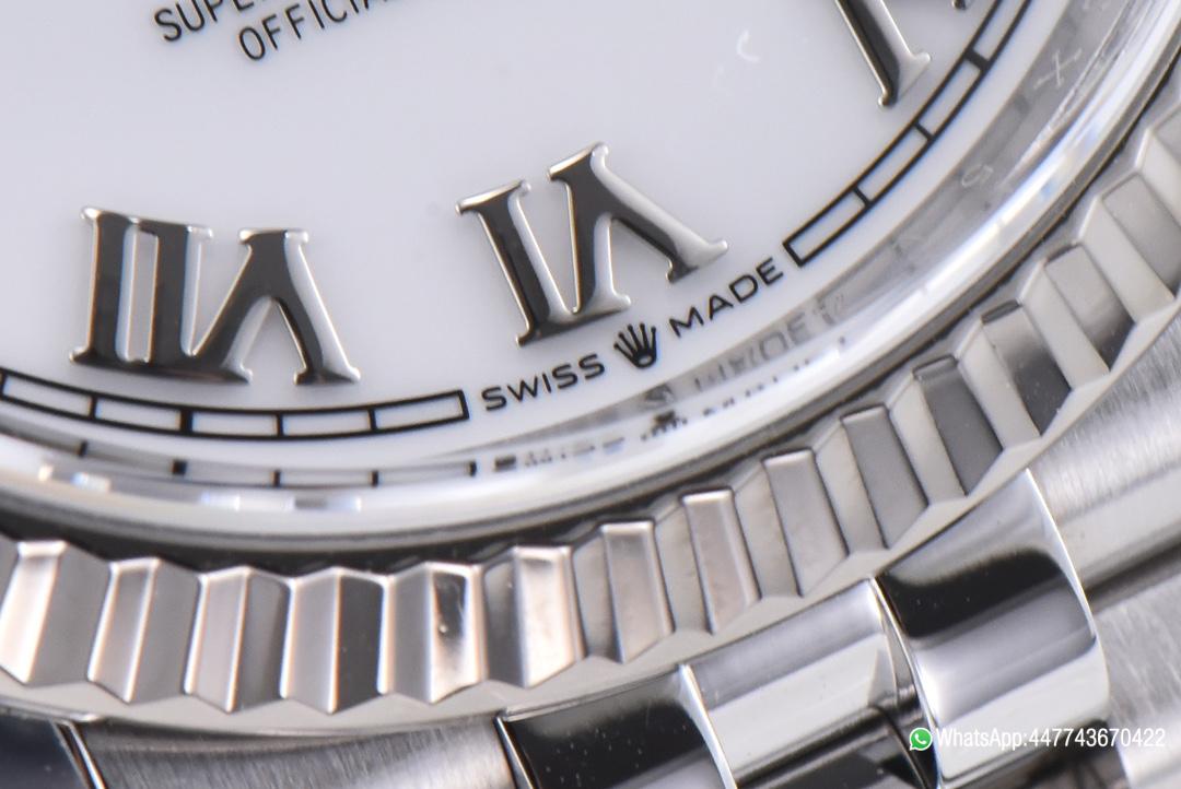 Victory Factory Rolex Datejust 36 White Dial with Roma Hour Markers ShangHai 3235 Movement Jubilee Bracelet 05 Clean Factory Rolex Datejust 36 White Dial with Roma Hour Markers ShangHai 3235 Movement Jubilee Bracelet 05