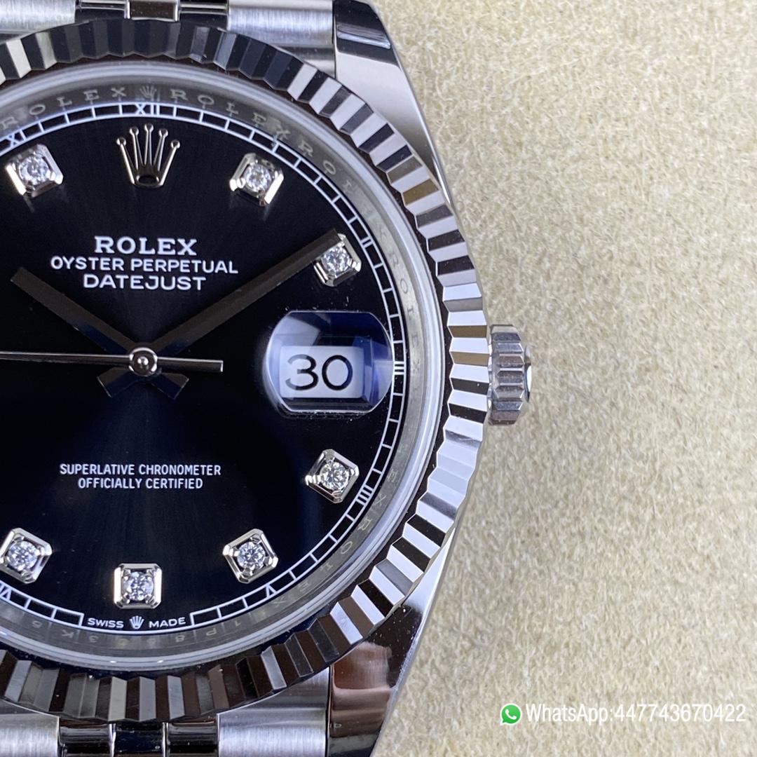Victory Factory Rolex Datejust M126334 0012 Black Dial Diamond Hour Markers 904L Steel Case Oyster Bracelet ShangHai 3235 Movement 05 Clean Factory Rolex Datejust M126334 0012 Black Dial Diamond Hour Markers 904L Steel Case Oyster Bracelet ShangHai 3235 Movement 05