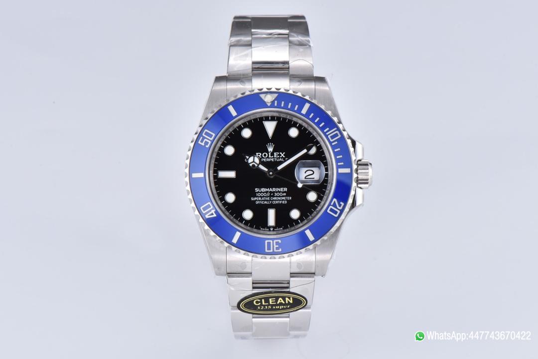 Victory Factory Rolex Submariner 126619LB 41mm Smurf Cookie Monster Blue Bezel Black Dial Superclone 3235 Movement 01 1 Clean Factory Rolex Submariner 126619LB 41mm Smurf Cookie Monster Blue Bezel Black Dial Superclone 3235 Movement 01 1