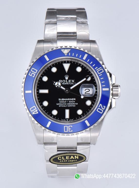 Victory Factory Rolex Submariner 126619LB 41mm Smurf Cookie Monster Blue Bezel Black Dial Superclone 3235 Movement 01 Clean Factory Rolex Submariner 126619LB 41mm Smurf Cookie Monster Blue Bezel Black Dial Superclone 3235 Movement 01
