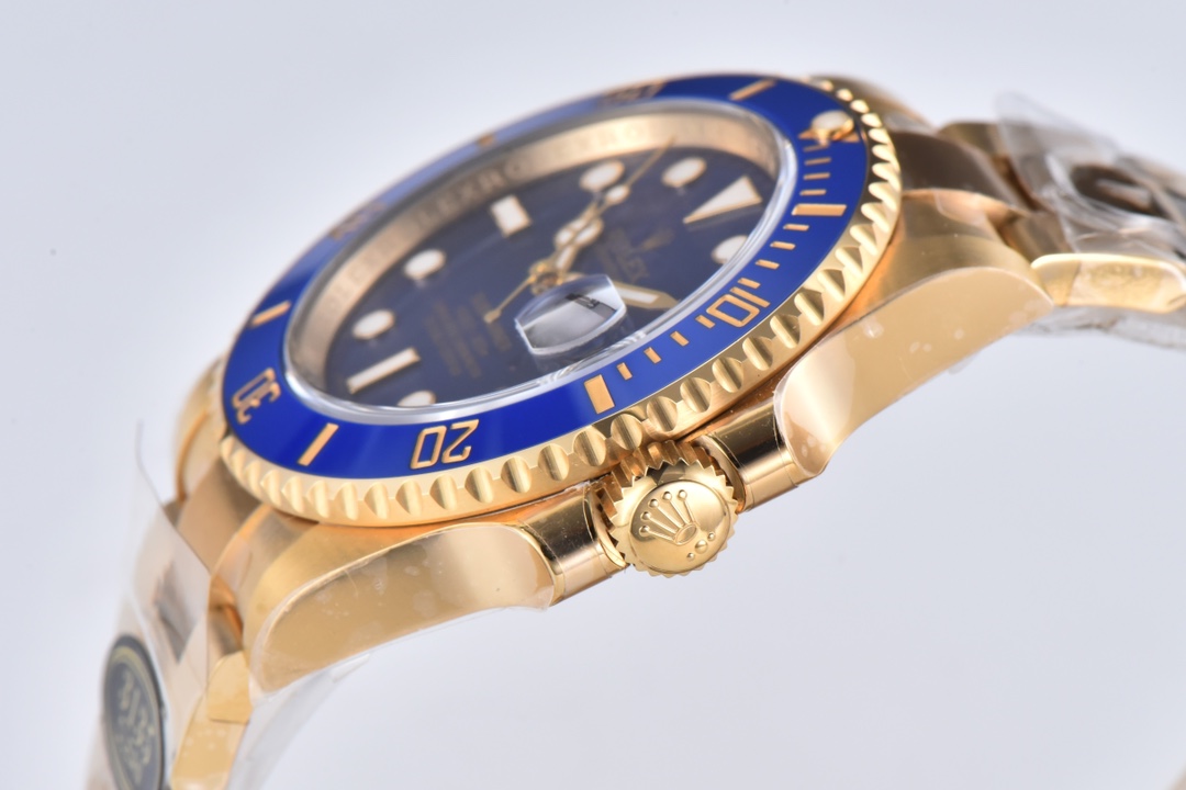 Victory Factory Submariner 116618LB 40mm Blue Dial Ceramic Bezel Full Yellow Gold Case 03 Clean Factory Submariner 116618LB 40mm Blue Dial Ceramic Bezel Full Yellow Gold Case 03