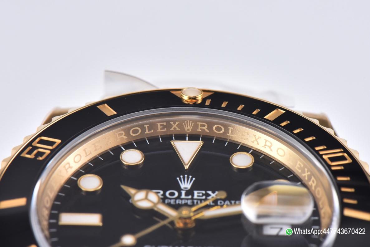 Victory Factory Submariner 116618LN 40mm Black Dial Ceramic Bezel Full Yellow Gold Case 04 Clean Factory Submariner 116618LN 40mm Black Dial Ceramic Bezel Full Yellow Gold Case 04
