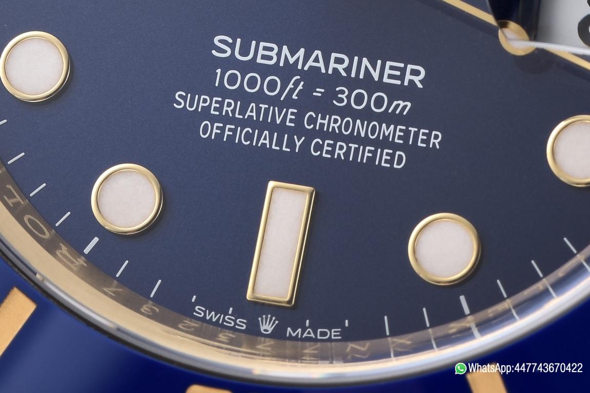 Victory Factory Submariner 126618LB 41mm Blue Dial Ceramic Bezel Full Yellow Gold Plated Case Oyster Bracelet SH3235 Movement 07 Clean Factory Submariner 126618LB 41mm Blue Dial Ceramic Bezel Full Yellow Gold Plated Case Oyster Bracelet SH3235 Movement 07