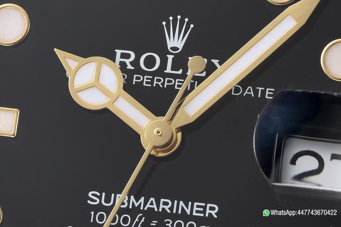 Victory Factory Submariner 126618LN 41mm Black Dial Ceramic Bezel Full Yellow Gold Plated Case Oyster Bracelet SH3235 Movement 04 Clean Factory Submariner 126618LN 41mm Black Dial Ceramic Bezel Full Yellow Gold Plated Case Oyster Bracelet SH3235 Movement 04