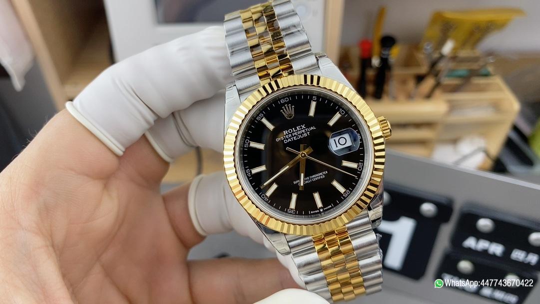 Victory Factory Watch Datejust 126333 41mm Black Dial Oystersteel and Yellow Gold Jubilee Bracelet Gold Fluted Bezel SH3235 Movement 01 Clean Factory Watch Datejust 126333 41mm Black Dial Oystersteel and Yellow Gold Jubilee Bracelet Gold Fluted Bezel SH3235 Movement 01