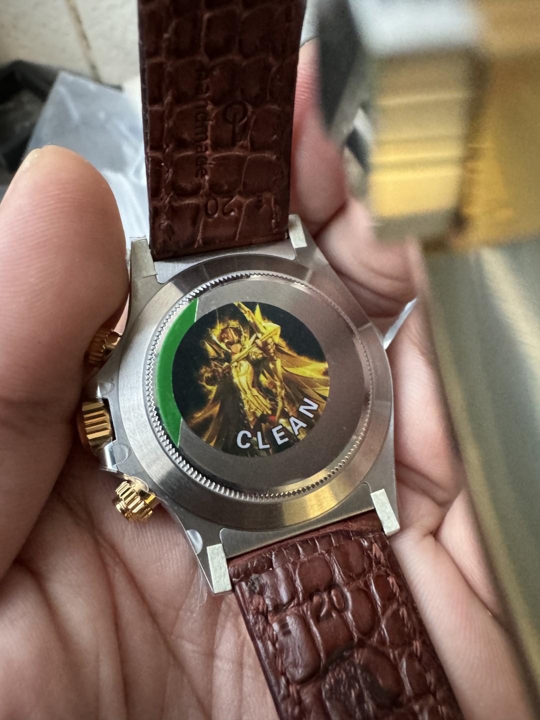 Victory Factory Watch Daytoan 116503 White Dial Yellow Gold Bezel 904L Steel Case Alligator Strap DD4130 Movement 15 Clean Factory Watch Daytoan 116503 White Dial Yellow Gold Bezel 904L Steel Case Alligator Strap DD4130 Movement 15