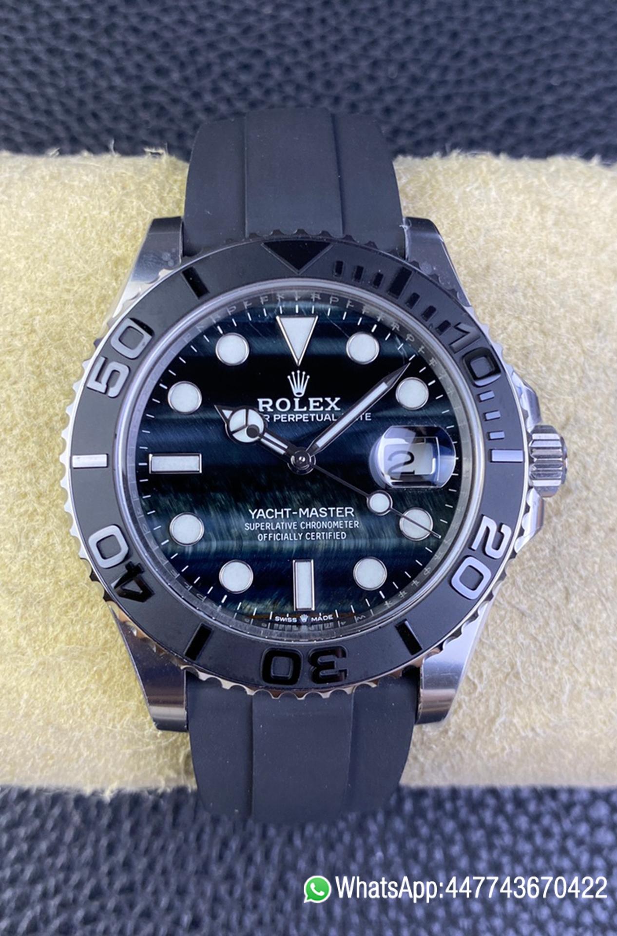Victory Factory Watch Yacht Master 226659 42mm Falcons Eye Dial Oystersteel Case 3D Black Ceramic Bezel Oysterflex Strap SH3235 Movement 00 Clean Factory Watch Yacht Master 226659 42mm Falcons Eye Dial Oystersteel Case 3D Black Ceramic Bezel Oysterflex Strap SH3235 Movement 00
