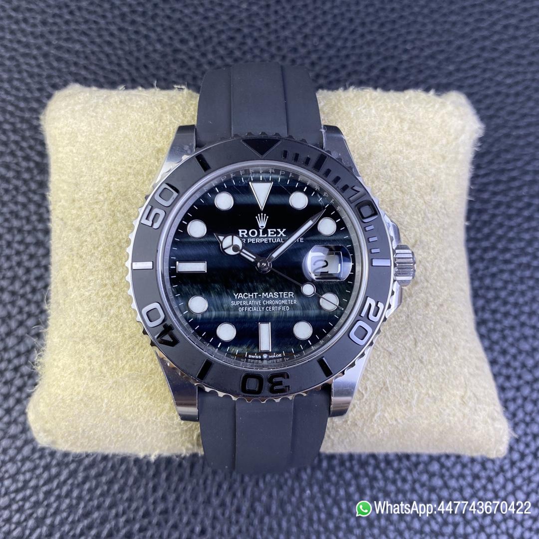 Victory Factory Watch Yacht Master 226659 42mm Falcons Eye Dial Oystersteel Case 3D Black Ceramic Bezel Oysterflex Strap SH3235 Movement 01 Clean Factory Watch Yacht Master 226659 42mm Falcons Eye Dial Oystersteel Case 3D Black Ceramic Bezel Oysterflex Strap SH3235 Movement 01