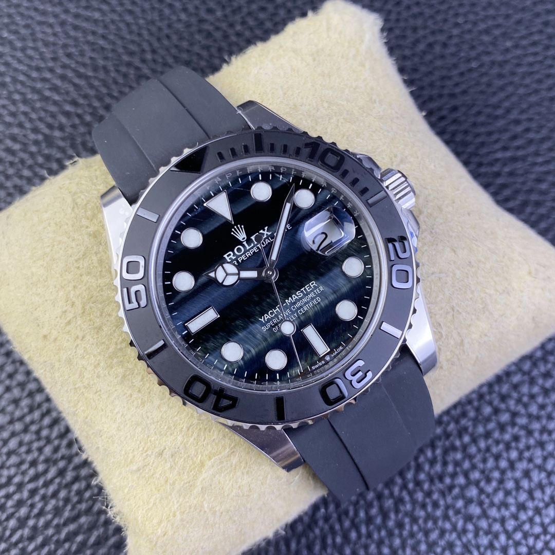 Victory Factory Watch Yacht Master 226659 42mm Falcons Eye Dial Oystersteel Case 3D Black Ceramic Bezel Oysterflex Strap SH3235 Movement 02 Clean Factory Watch Yacht Master 226659 42mm Falcons Eye Dial Oystersteel Case 3D Black Ceramic Bezel Oysterflex Strap SH3235 Movement 02