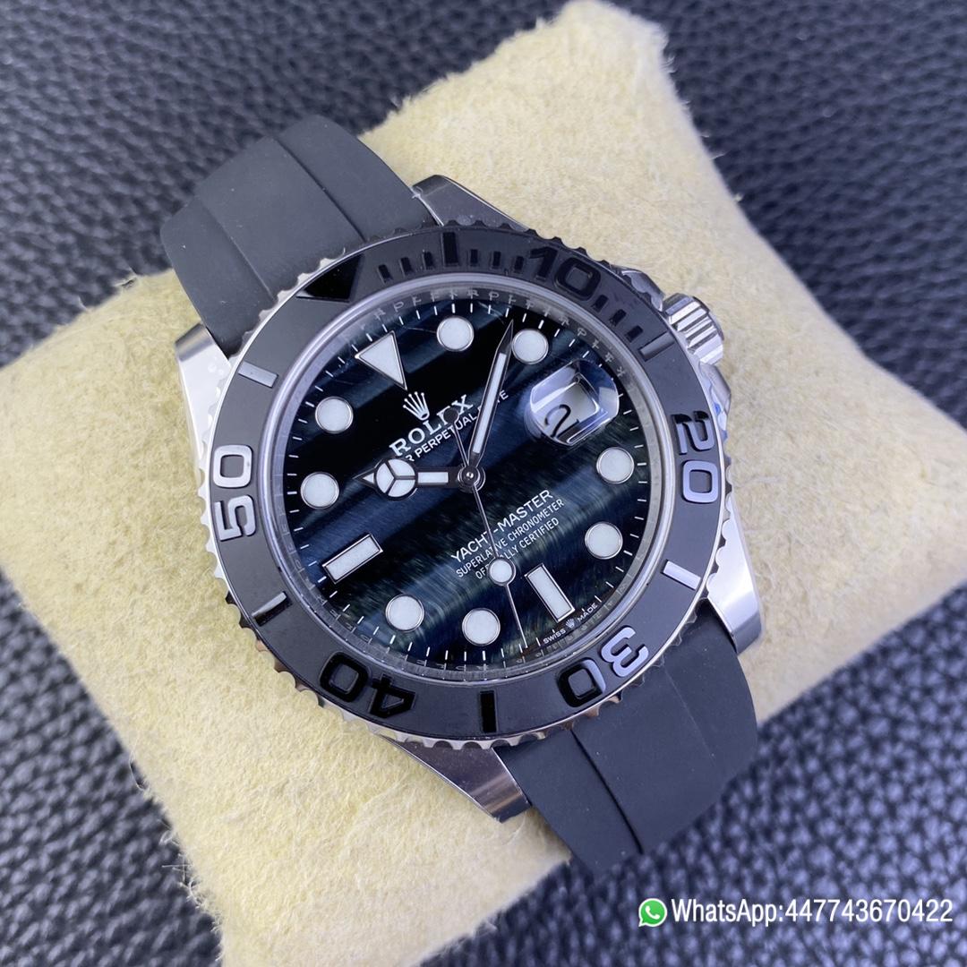 Victory Factory Watch Yacht Master 226659 42mm Falcons Eye Dial Oystersteel Case 3D Black Ceramic Bezel Oysterflex Strap SH3235 Movement 02 Clean Factory Watch Yacht Master 226659 42mm Falcons Eye Dial Oystersteel Case 3D Black Ceramic Bezel Oysterflex Strap SH3235 Movement 02