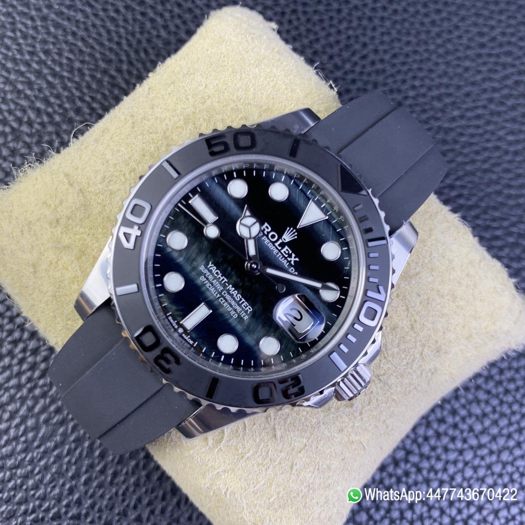 Victory Factory Watch Yacht Master 226659 42mm Falcons Eye Dial Oystersteel Case 3D Black Ceramic Bezel Oysterflex Strap SH3235 Movement 03 Clean Factory Watch Yacht Master 226659 42mm Falcons Eye Dial Oystersteel Case 3D Black Ceramic Bezel Oysterflex Strap SH3235 Movement 03