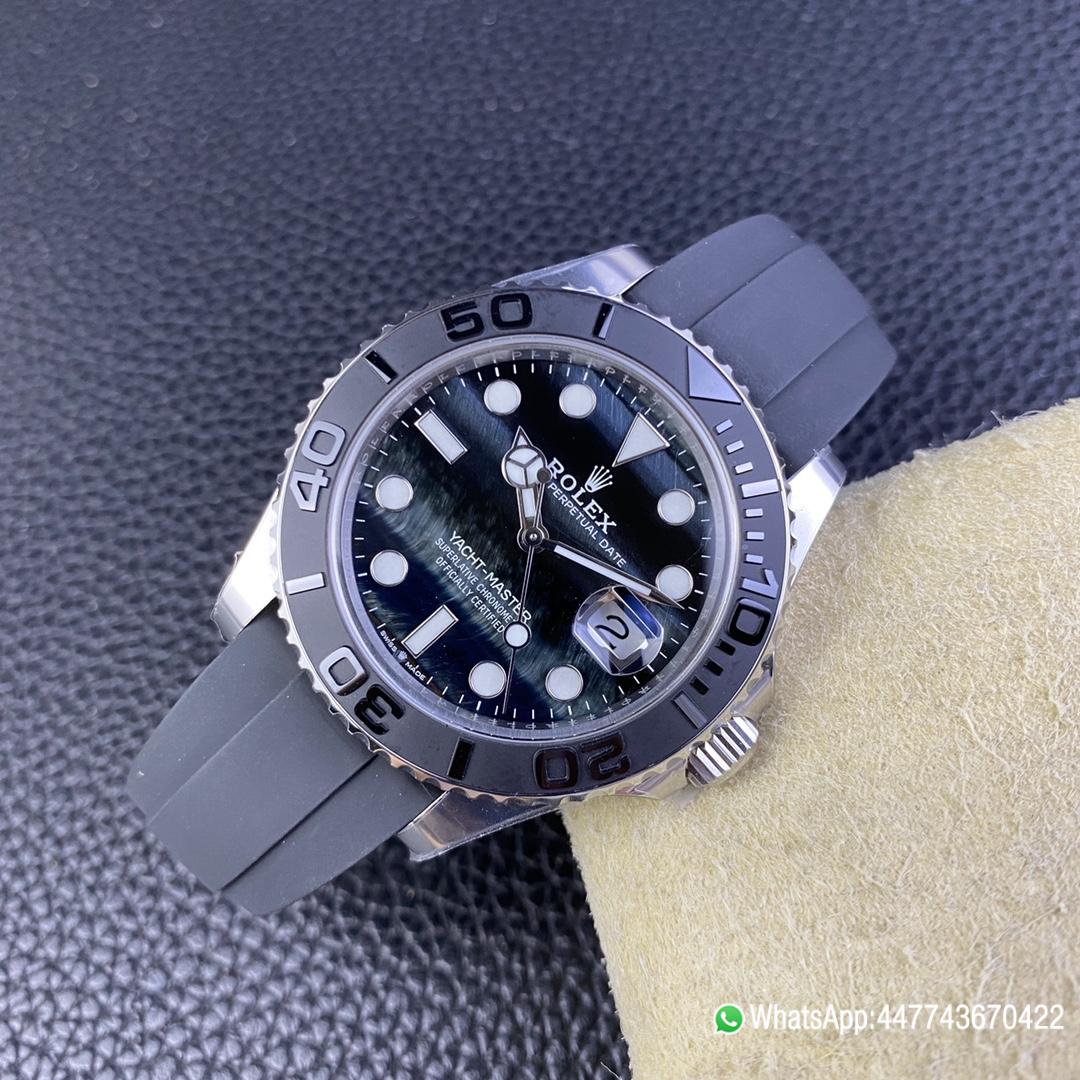 Victory Factory Watch Yacht Master 226659 42mm Falcons Eye Dial Oystersteel Case 3D Black Ceramic Bezel Oysterflex Strap SH3235 Movement 04 Clean Factory Watch Yacht Master 226659 42mm Falcons Eye Dial Oystersteel Case 3D Black Ceramic Bezel Oysterflex Strap SH3235 Movement 04