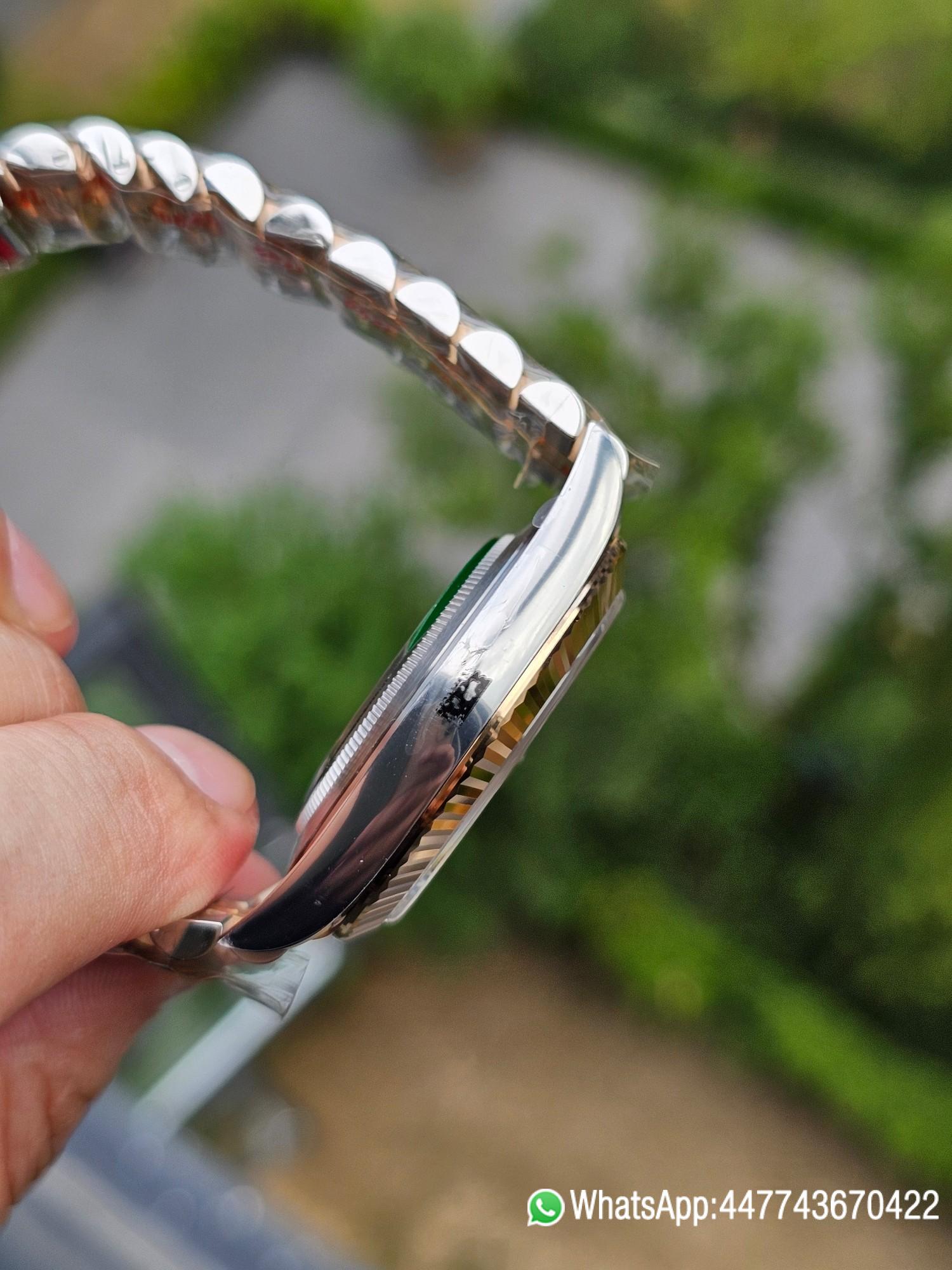 Victory Factory Datejust 41 M126331 0004 Chocolate Dial Diamonds Hour Markers Rose Gold and Steel Jubilee Band SH3235 Caliber 03 Clean Factory Datejust 41 M126331 0004 Chocolate Dial Diamonds Hour Markers Rose Gold and Steel Jubilee Band SH3235 Caliber 03