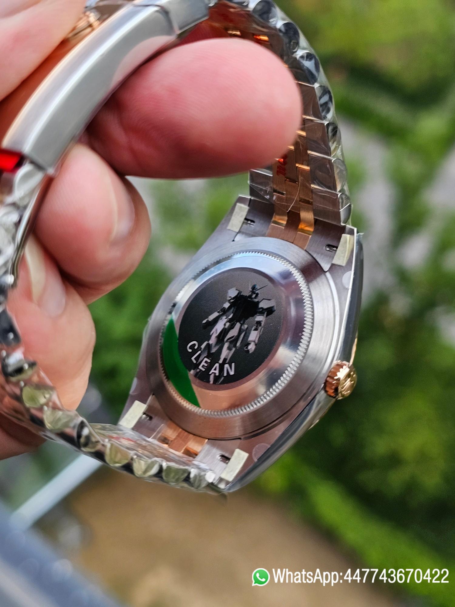 Victory Factory Datejust 41 M126331 0004 Chocolate Dial Diamonds Hour Markers Rose Gold and Steel Jubilee Band SH3235 Caliber 05 Clean Factory Datejust 41 M126331 0004 Chocolate Dial Diamonds Hour Markers Rose Gold and Steel Jubilee Band SH3235 Caliber 05