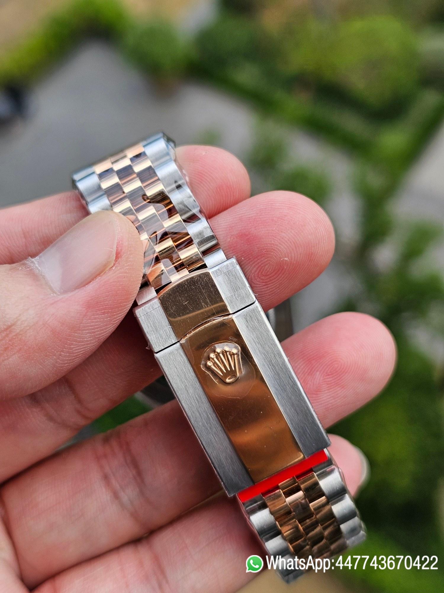 Victory Factory Datejust 41 M126331 0004 Chocolate Dial Diamonds Hour Markers Rose Gold and Steel Jubilee Band SH3235 Caliber 06 Clean Factory Datejust 41 M126331 0004 Chocolate Dial Diamonds Hour Markers Rose Gold and Steel Jubilee Band SH3235 Caliber 06
