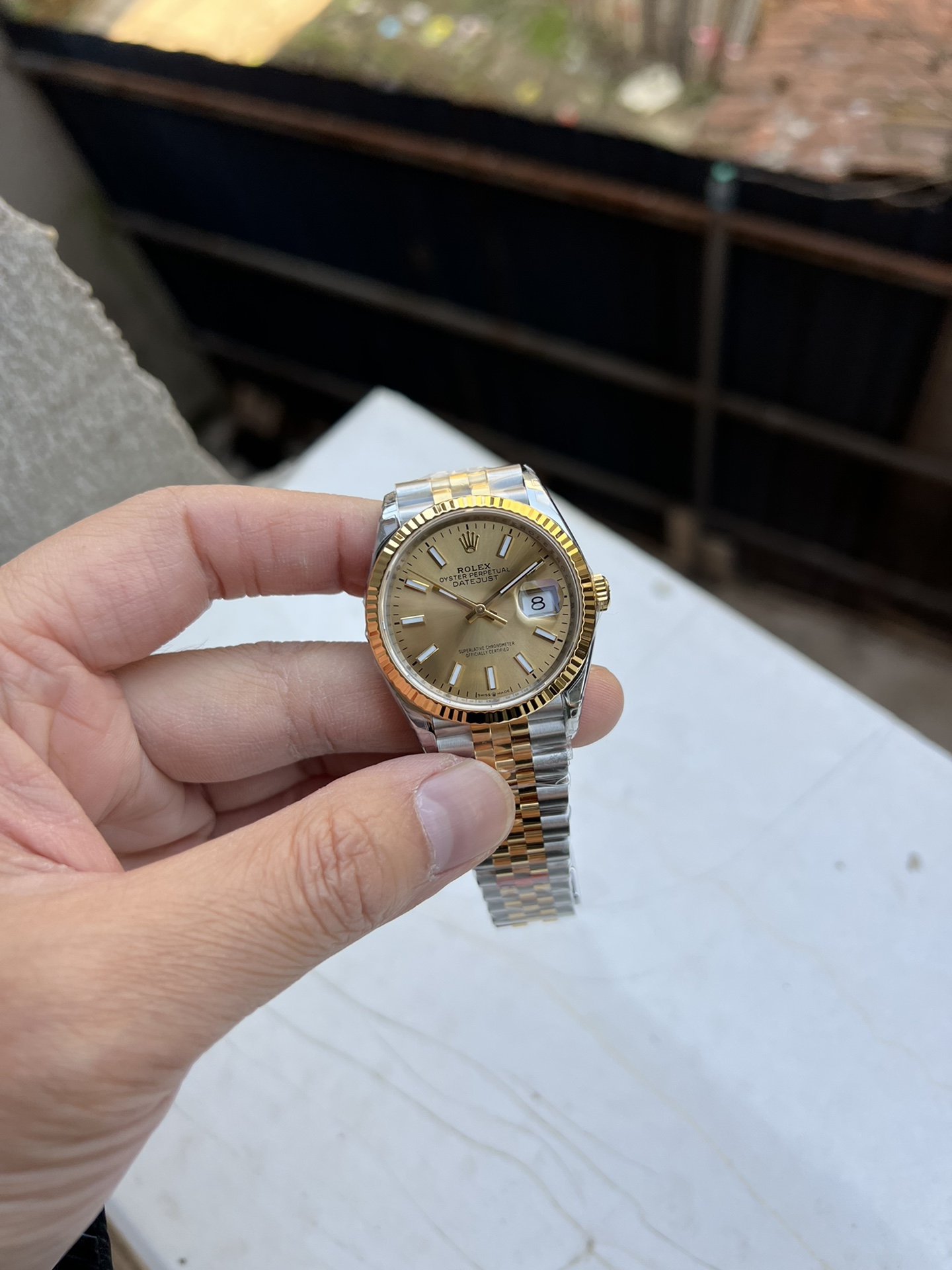 Victory Factory Datejust 41 M126333 0010 Yellow Gold Dial Yellow Gold Fluted Bezel Yellow Gold and Steel Jubilee Bracelet SH3235 Movement 01 Clean Factory Datejust 41 M126333 0010 Yellow Gold Dial Yellow Gold Fluted Bezel Yellow Gold and Steel Jubilee Bracelet SH3235 Movement 01