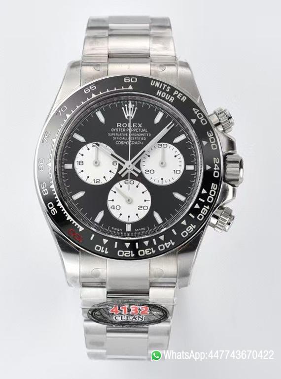 Victory Factory Daytona Le Mans M126529 0001 Black Dial White Chrono Sub Dial with Luminos Hous Markers 4132 Movement 000 Clean Factory Daytona Le Mans M126529 0001 Black Dial White Chrono Sub Dial with Luminos Hous Markers 4132 Movement 000