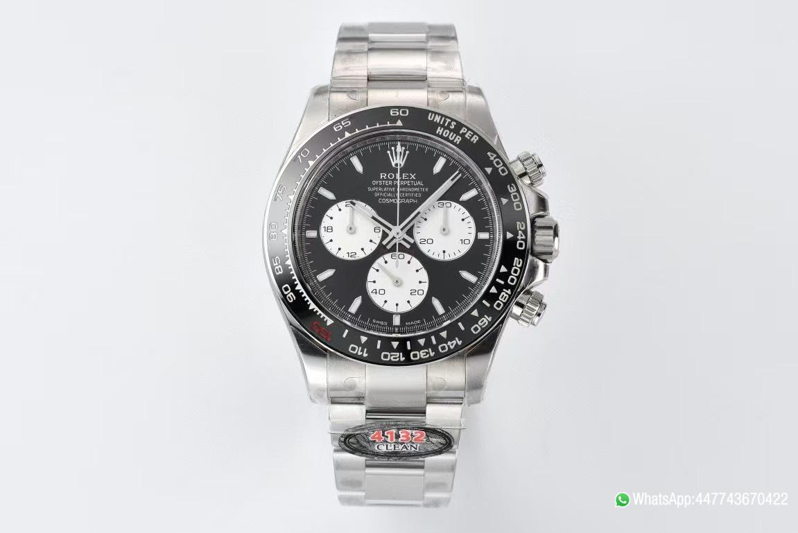 Victory Factory Daytona Le Mans M126529 0001 Black Dial White Chrono Sub Dial with Luminos Hous Markers 4132 Movement 01 Clean Factory Daytona Le Mans M126529 0001 Black Dial White Chrono Sub Dial with Luminos Hous Markers 4132 Movement 01