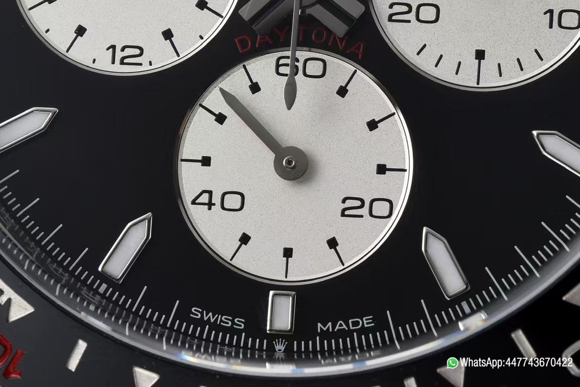 Victory Factory Daytona Le Mans M126529 0001 Black Dial White Chrono Sub Dial with Luminos Hous Markers 4132 Movement 05 Clean Factory Daytona Le Mans M126529 0001 Black Dial White Chrono Sub Dial with Luminos Hous Markers 4132 Movement 05