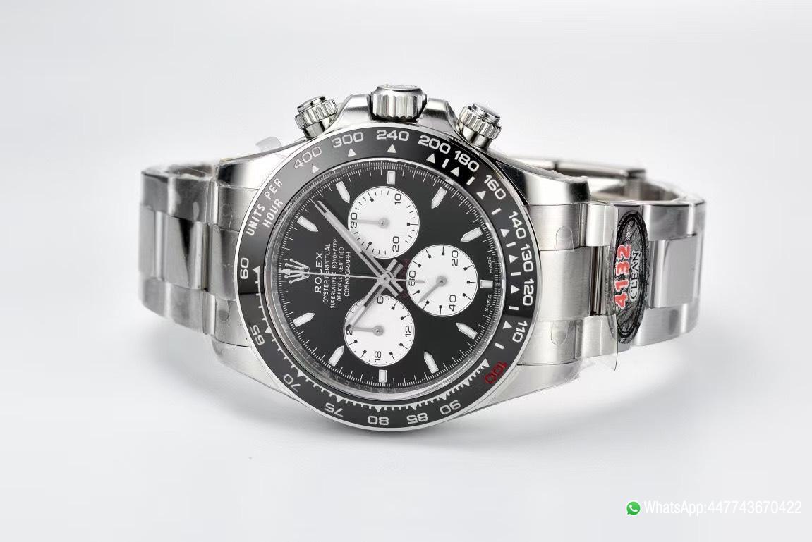 Victory Factory Daytona Le Mans M126529 0001 Black Dial White Chrono Sub Dial with Luminos Hous Markers 4132 Movement 06 Clean Factory Daytona Le Mans M126529 0001 Black Dial White Chrono Sub Dial with Luminos Hous Markers 4132 Movement 06