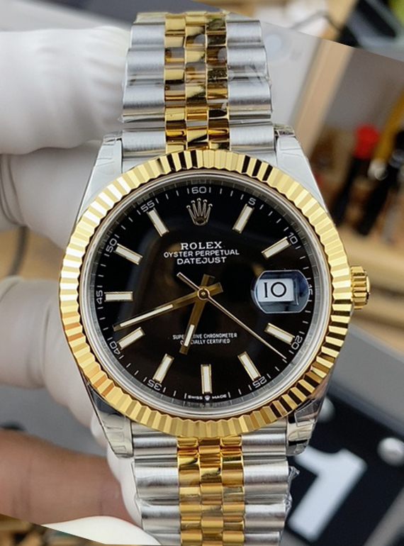 Victory Factory Watch Datejust 126333 41mm Black Dial Oystersteel and Yellow Gold Jubilee Bracelet Gold Fluted Bezel SH3235 Movement 00 Clean Factory Watch Datejust 126333 41mm Black Dial Oystersteel and Yellow Gold Jubilee Bracelet Gold Fluted Bezel SH3235 Movement 00