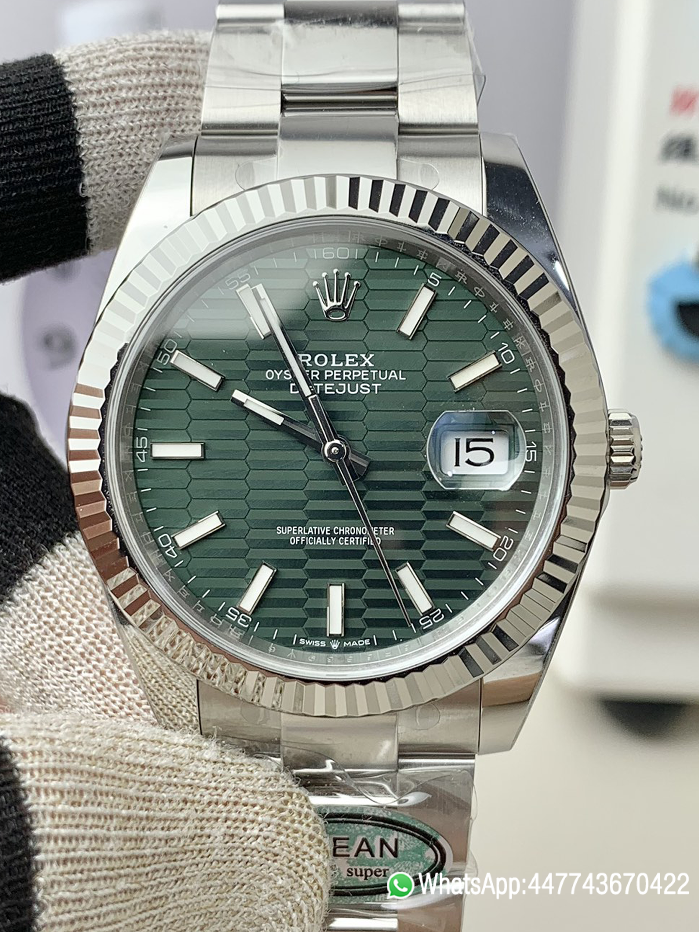 Victory Factory Watch Rolex Datejust 41 N126334 0029 Green Fluted Motif Dial 904L Steel Material Oyster Bracelet SH3235 Cabiler 00 Clean Factory Watch Rolex Datejust 41 N126334 0029 Green Fluted Motif Dial 904L Steel Material Oyster Bracelet SH3235 Cabiler 00