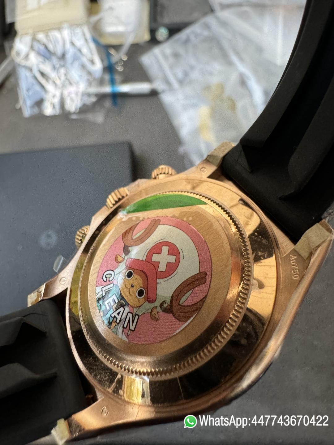 Victory Factory Rolex Daytona 116515LN Rose Gold Case Chocolate Dial with Black Number Markers Black Ceramic Bezel DD4130 Oysterflex Strap 13 Clean Factory Rolex Daytona 116515LN Rose Gold Case Chocolate Dial with Black Number Markers Black Ceramic Bezel DD4130 Oysterflex Strap 13