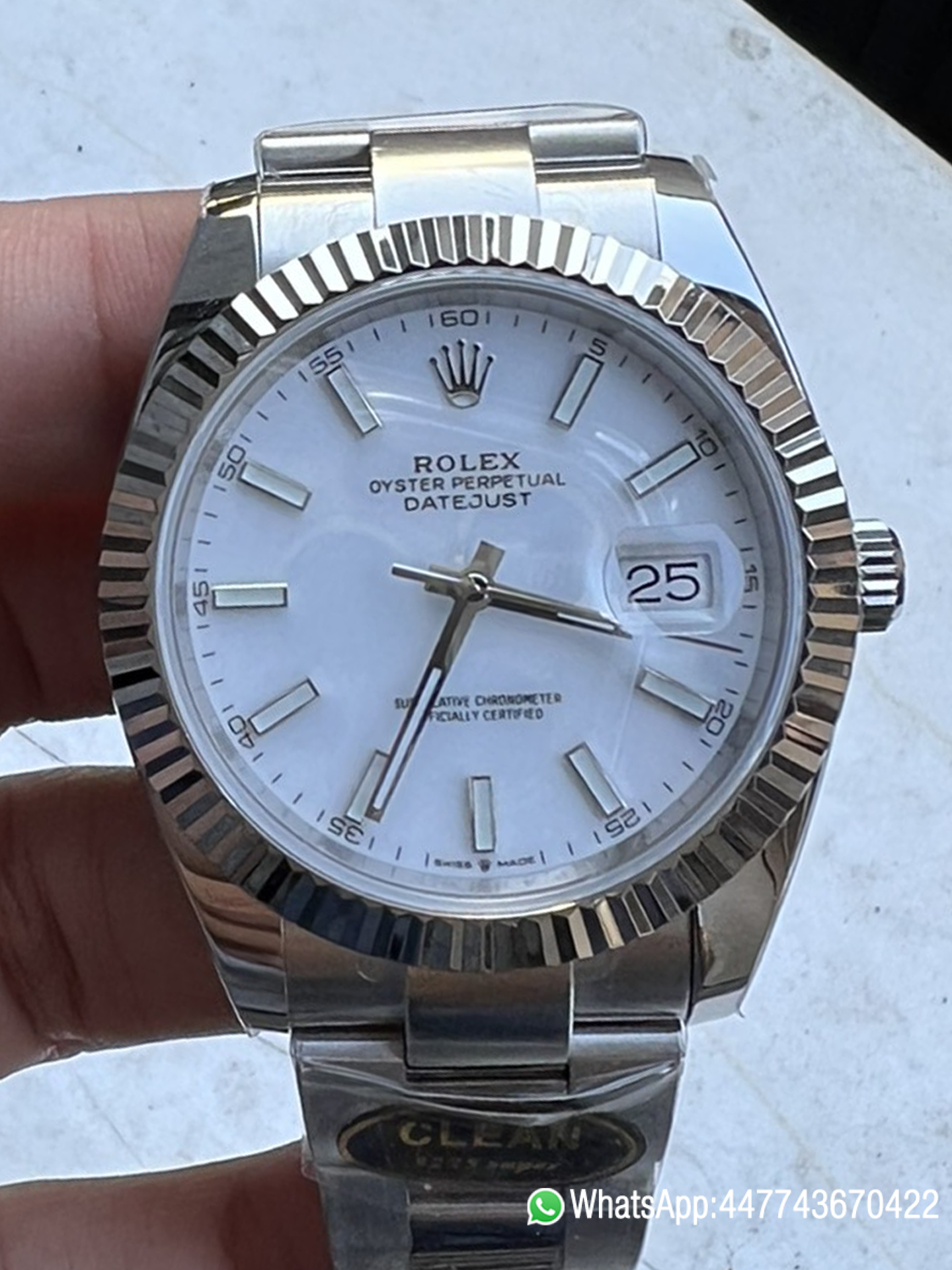 Victory Factory Watch Rolex Datejust 41 126334 White Dial Luminous Hour Markers Oyster Bracelet SH3235 Movement 72 Hours Power Reserve 00 Clean Factory Watch Rolex Datejust 41 126334 White Dial Luminous Hour Markers Oyster Bracelet SH3235 Movement 72 Hours Power Reserve 00