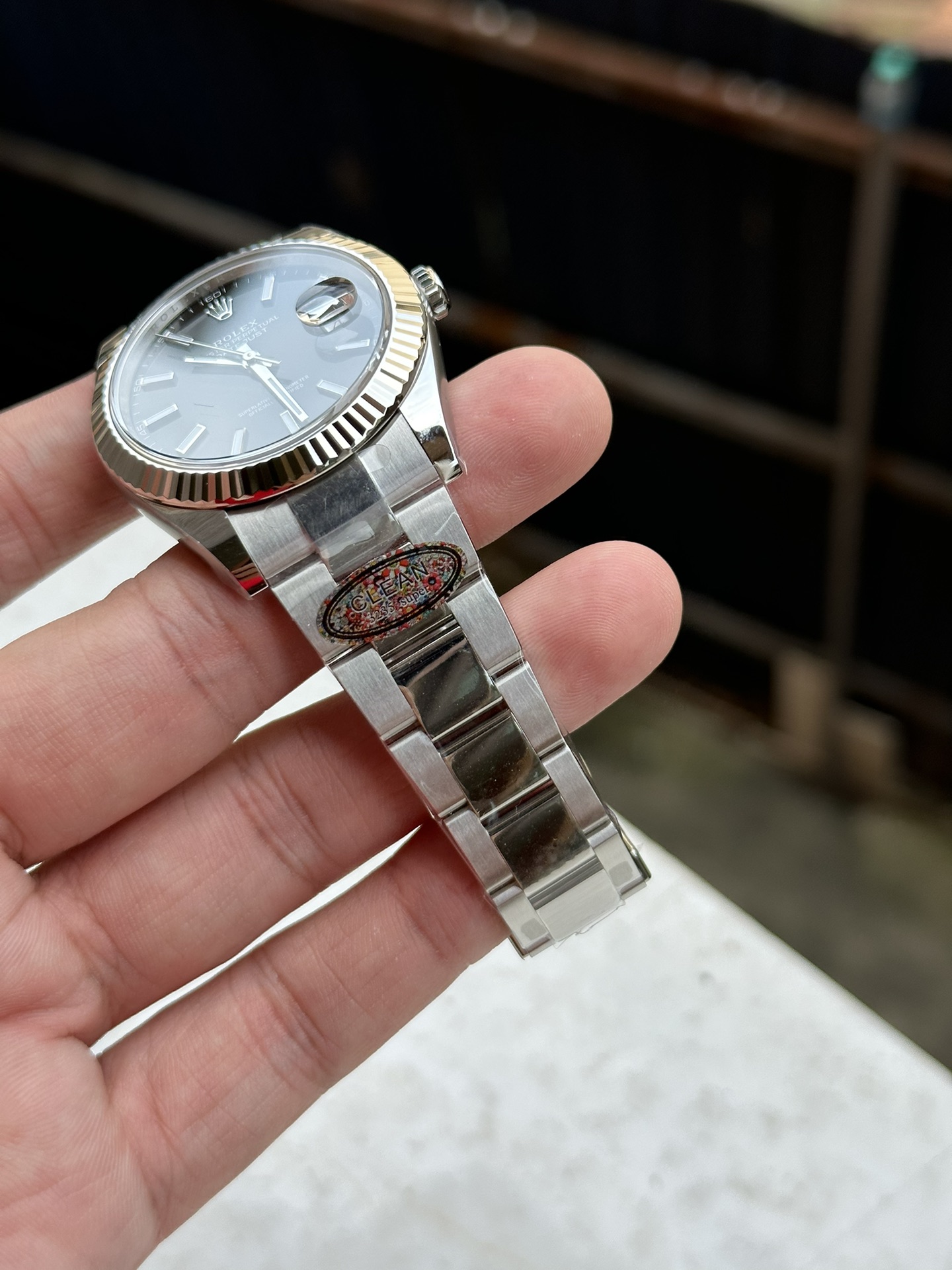 Victory Factory Watch Rolex Datejust 41mm 126334 Black Dial Fluted Bezel Luminous Hour Markers Oyster Bracelet SH3235 Movement 07 Clean Factory Watch Rolex Datejust 41mm 126334 Black Dial Fluted Bezel Luminous Hour Markers Oyster Bracelet SH3235 Movement 07