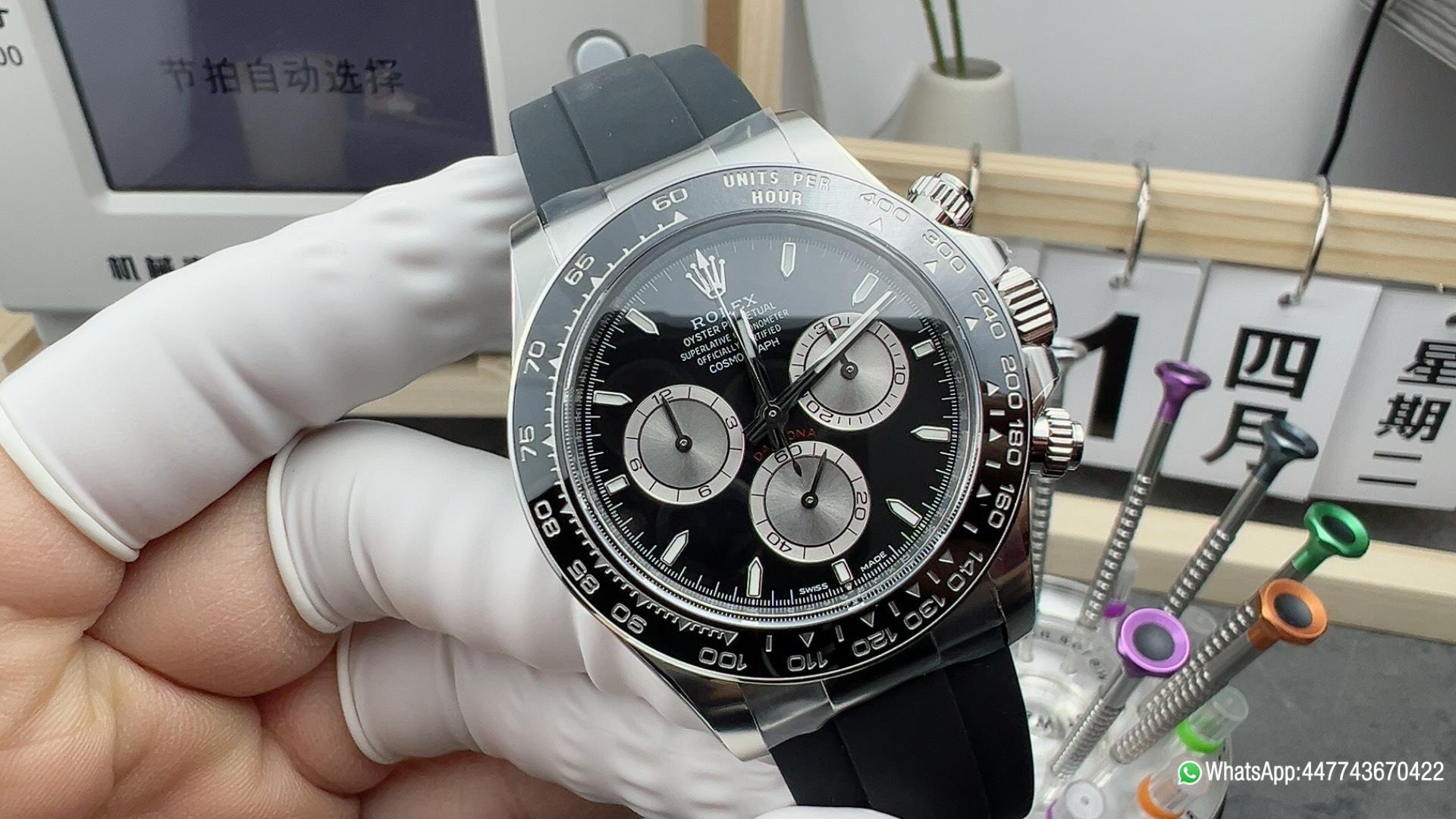 Victory Factory Watches Daytoan 126519 Black Dial Silver Chrono Sub Dial Black Ceramic Bezel Stainless Steel Case SH4131 Movement Oyster Bracelet 01 Clean Factory Watches Daytoan 126519 Black Dial Silver Chrono Sub Dial Black Ceramic Bezel Stainless Steel Case SH4131 Movement Oyster Bracelet 01