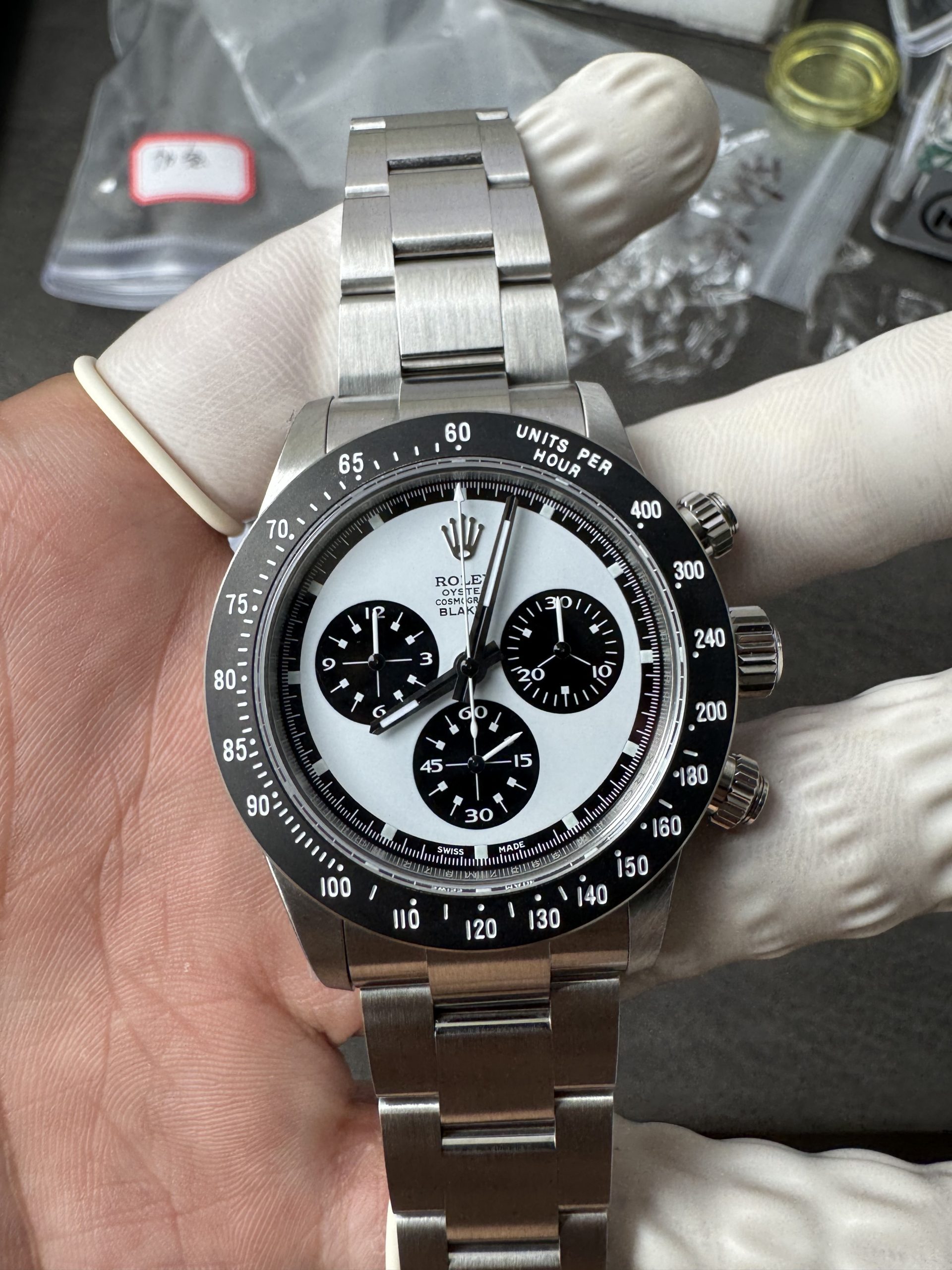 Premium Custom Paul Newman Daytona Blaken Daytona Vintage Line Limited Edition Base on Victory Factory 4130 Panda Daytona 01 Premium Custom Paul Newman Daytona Blaken Daytona Vintage Line Limited Edition Base on Clean Factory 4130 Panda Daytona 01