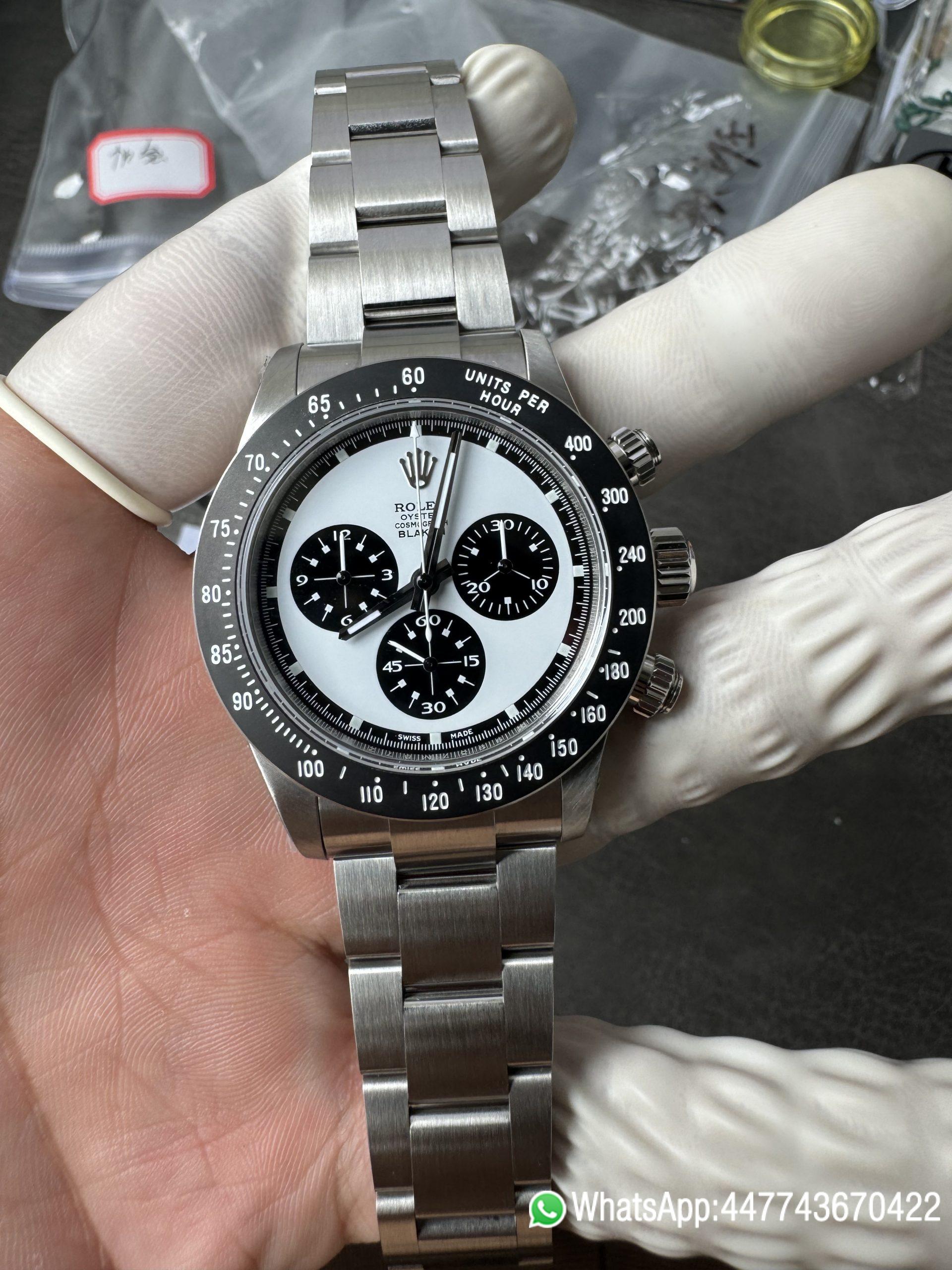 Premium Custom Paul Newman Daytona Blaken Daytona Vintage Line Limited Edition Base on Victory Factory 4130 Panda Daytona 03 Premium Custom Paul Newman Daytona Blaken Daytona Vintage Line Limited Edition Base on Clean Factory 4130 Panda Daytona 03