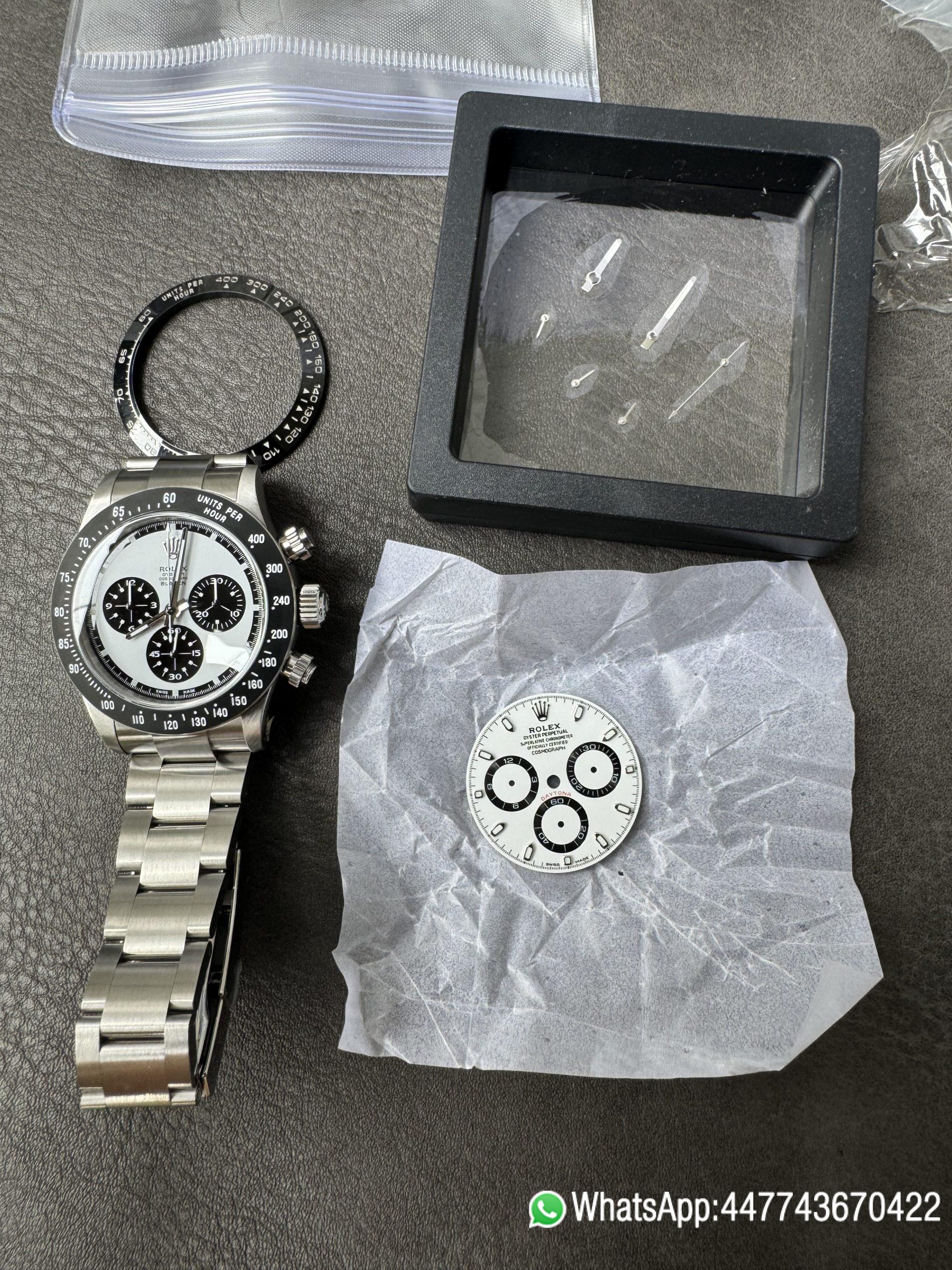 Premium Custom Paul Newman Daytona Blaken Daytona Vintage Line Limited Edition Base on Victory Factory 4130 Panda Daytona 09 Premium Custom Paul Newman Daytona Blaken Daytona Vintage Line Limited Edition Base on Clean Factory 4130 Panda Daytona 09