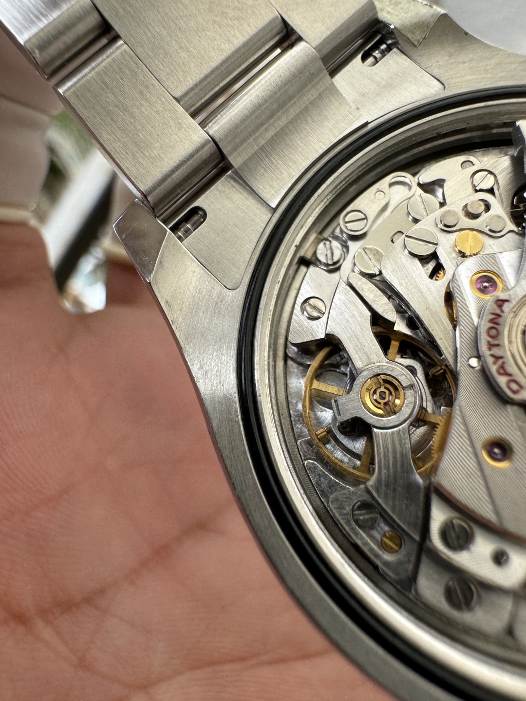 Super Clone Custom Daytona Panda 126500LN Genuine Grasses and ACE Free sprung Balance Caliber 4131 Movement RB White Dial APS Black Cerachrom Bezel 28 Super Clone Custom Daytona Panda 126500LN Genuine Grasses and ACE Free sprung Balance Caliber 4131 Movement RB White Dial APS Black Cerachrom Bezel 28