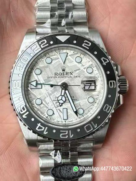 Victory Factory GMT Master II Bruce Wayne 126710GRNR Meteorite Dial Black Gray Ceramic Bezel Green GMT Hand Jubilee Bracelet DD3285 Movement 000 Clean Factory GMT Master II Bruce Wayne 126710GRNR Meteorite Dial Black Gray Ceramic Bezel Green GMT Hand Jubilee Bracelet DD3285 Movement 000