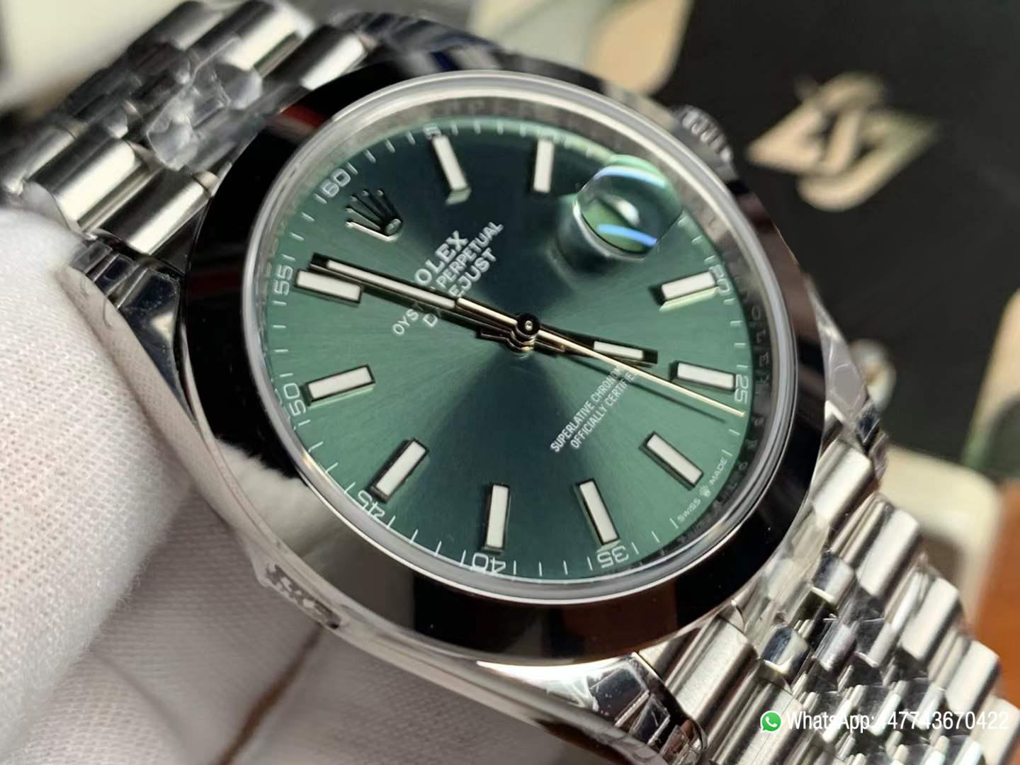 Victory Factory Watch Datejust 41 Ref 126300 Mint Green Dial Smooth Bezel 904L Steel Case and Jubilee Bracelet DanDong 3235 Movement 03 Clean Factory Watch Datejust 41 Ref 126300 Mint Green Dial Smooth Bezel 904L Steel Case and Jubilee Bracelet DanDong 3235 Movement 03