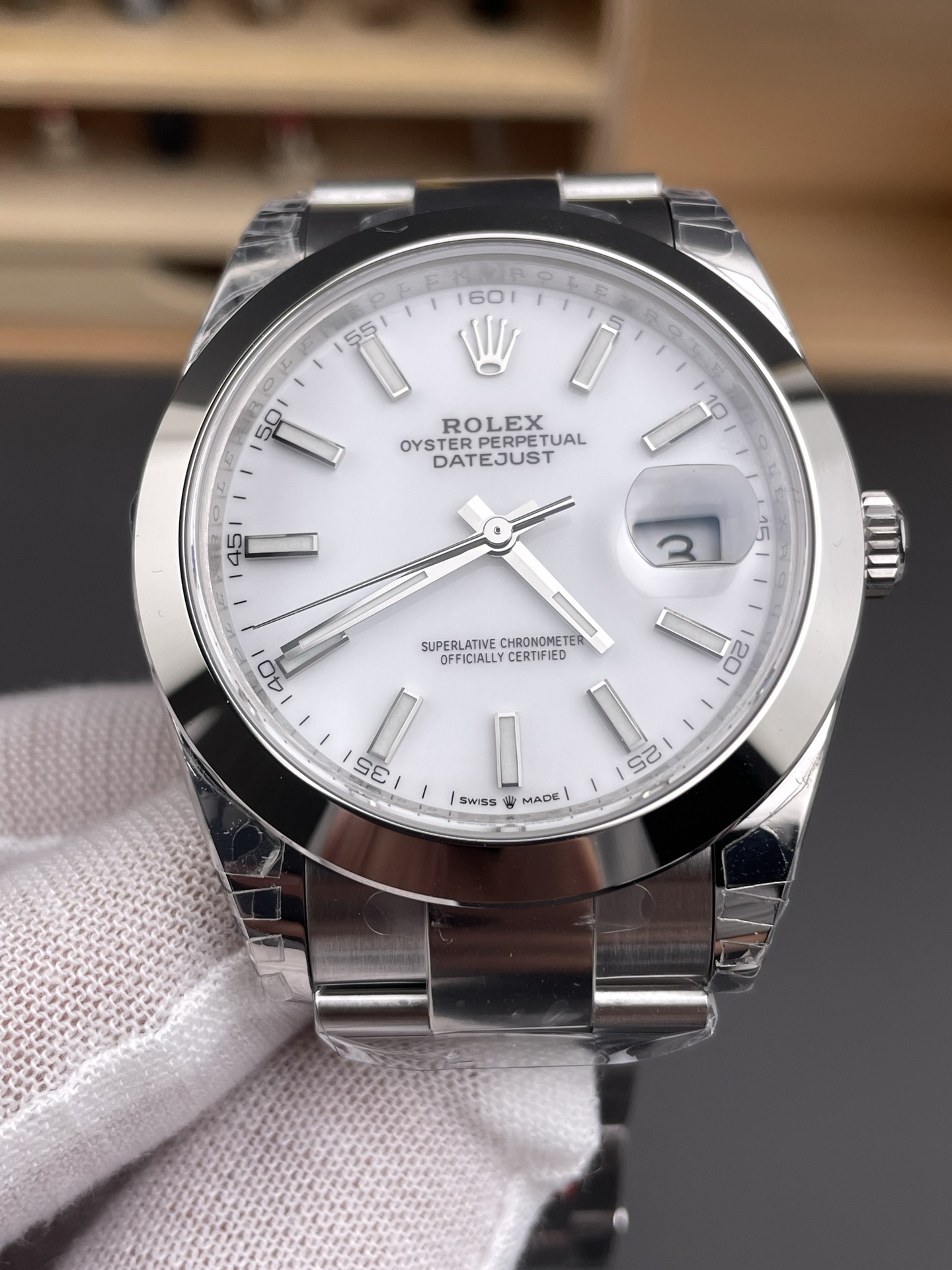 Victory Factory Watch Datejust 41 Ref.126300 White Dial Smooth Bezel 904L Steel Material Oyster Bracelet DanDong 3235 Movement 72 Hours PW 03 Clean Factory Watch Datejust 41 Ref.126300 White Dial Smooth Bezel 904L Steel Material Oyster Bracelet DanDong 3235 Movement 72 Hours PW 03