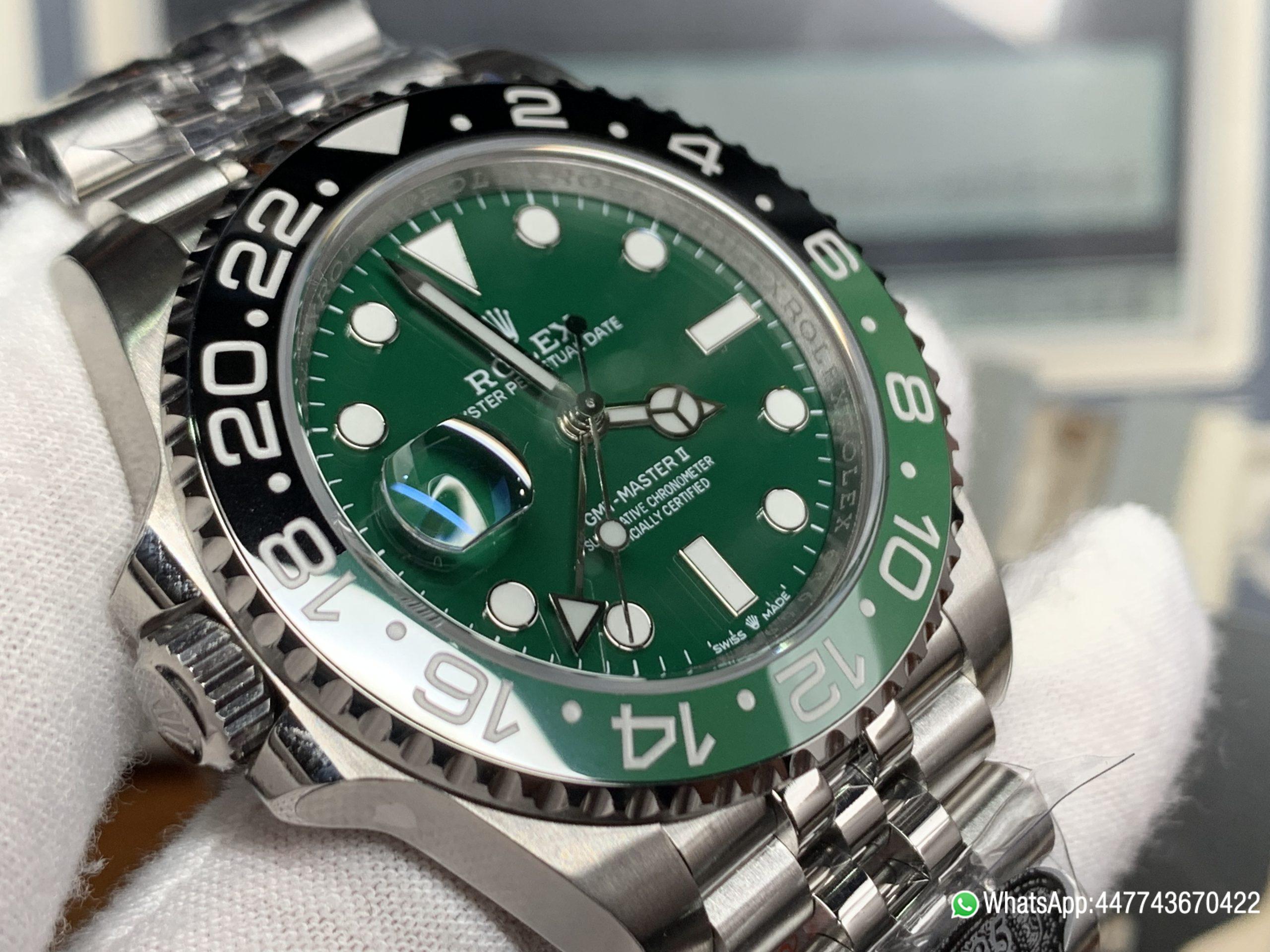Victory Watch Factory Rolex GMT Master II Sprite 126729VTNR Black Green Ceramic Bezel Green Dial 904L Jubilee Bracelet DanDong 3285 Movement 03 Clean Watch Factory Rolex GMT Master II Sprite 126729VTNR Black Green Ceramic Bezel Green Dial 904L Jubilee Bracelet DanDong 3285 Movement 03
