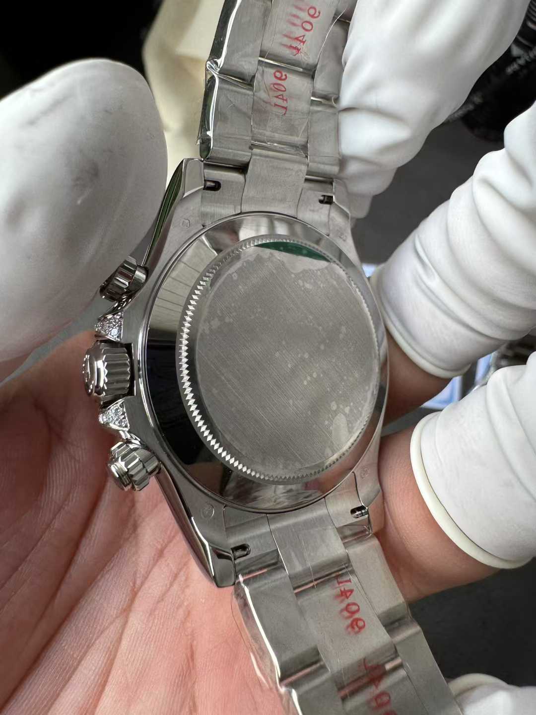 Victory Factory Watch Rolex Ruby Daytona 126599TRU Black Dial Baguette Ruby Bezel TRU Daytona Gem Set DanDong 4131 Movement 07 Clean Factory Watch Rolex Ruby Daytona 126599TRU Black Dial Baguette Ruby Bezel TRU Daytona Gem Set DanDong 4131 Movement 07