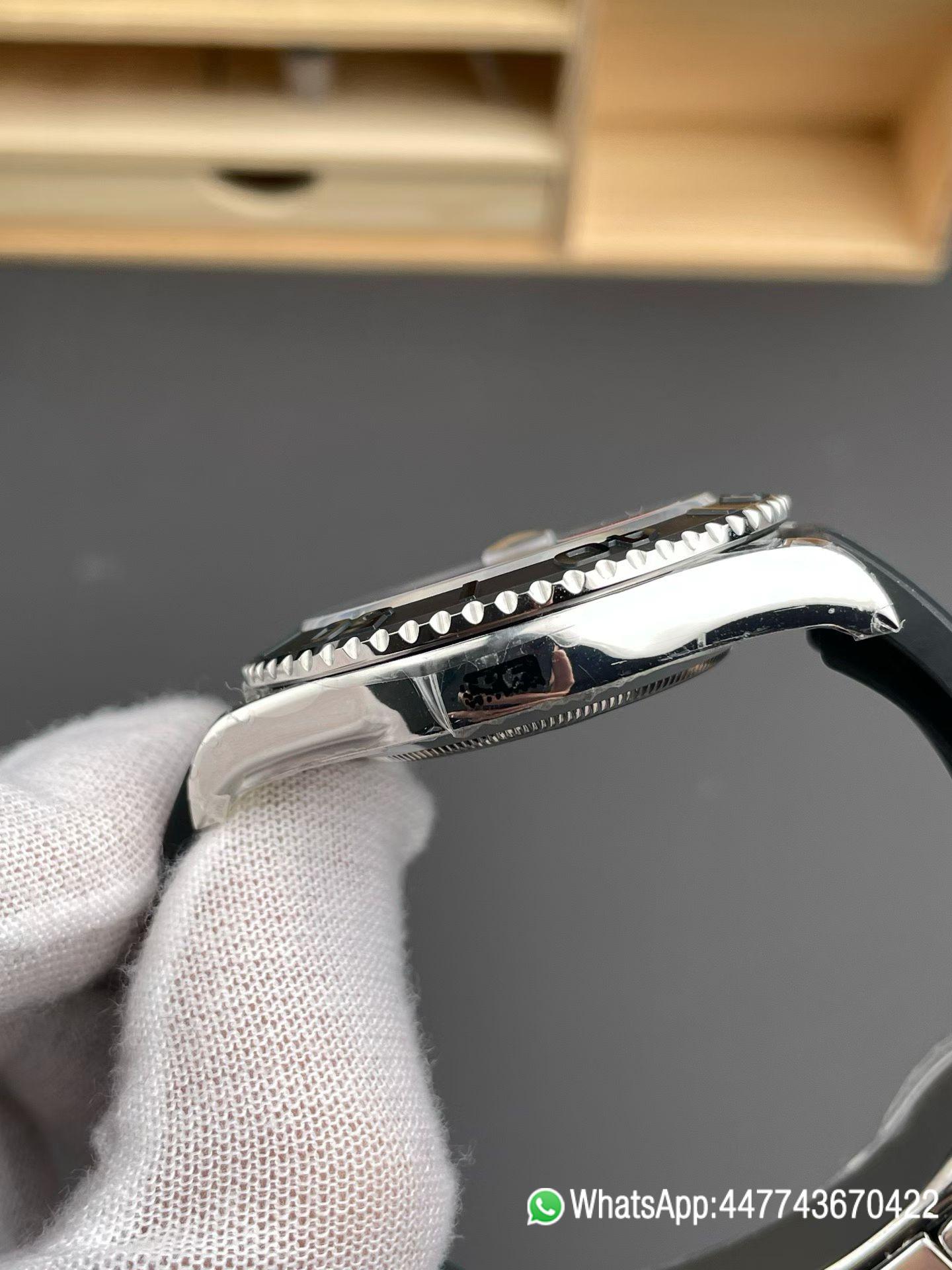 China VSF Rolex Super Clone Yacht Master 42mm 226659 Best Edition Black Dial 3D Black Ceramic Bezel on Black Oysterflex Strap VR3235 05 China VSF Rolex Super Clone Yacht Master 42mm 226659 Best Edition Black Dial 3D Black Ceramic Bezel on Black Oysterflex Strap VR3235 05