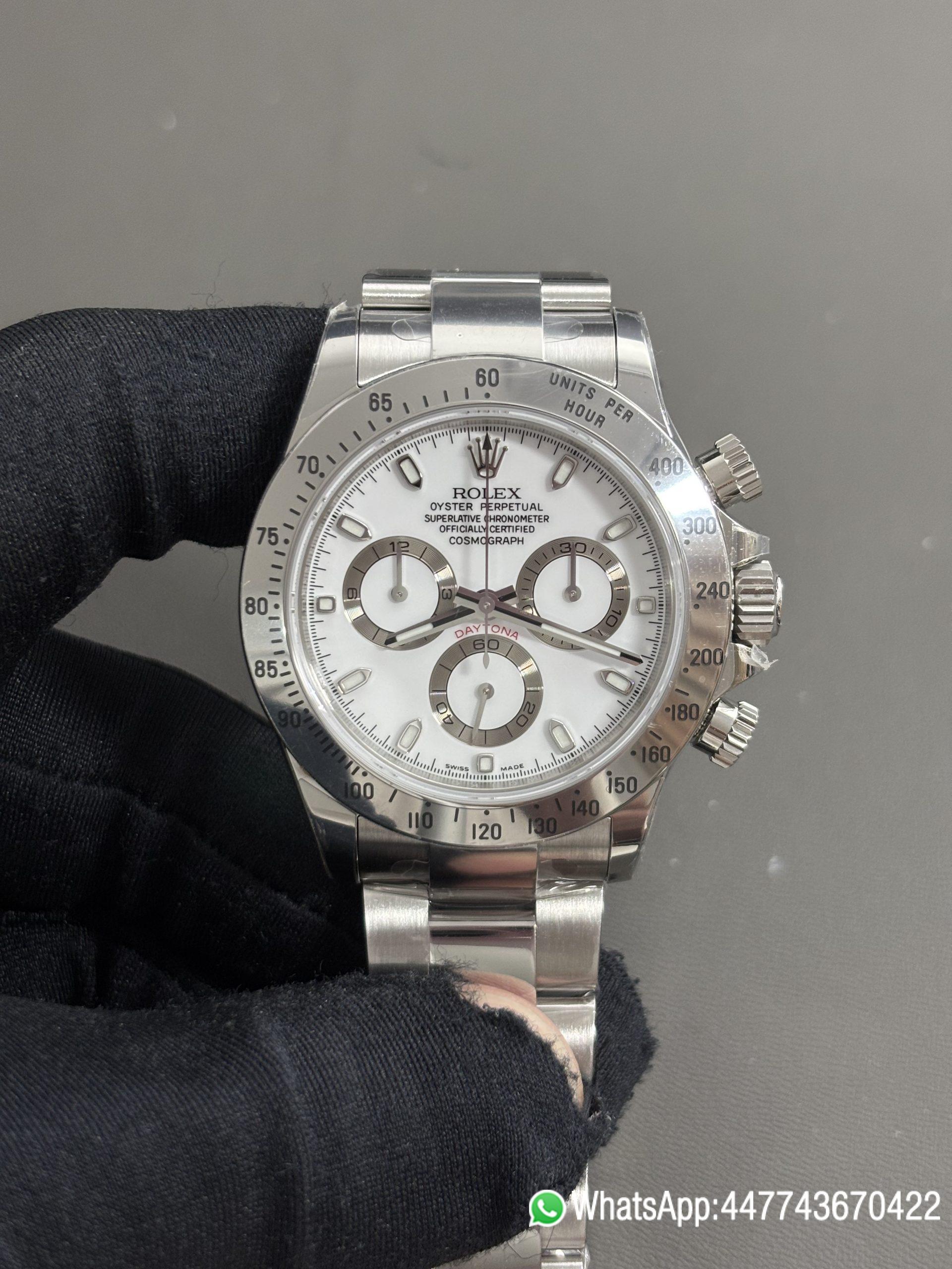 VS Facotry Daytona 116520 SuperClone Quality Watch White Dial 01 VS Facotry Daytona 116520 SuperClone Quality Watch White Dial 01