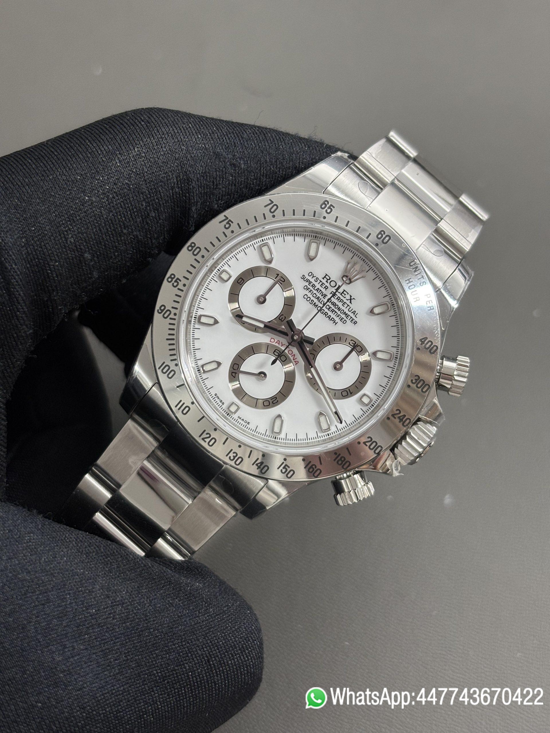 VS Facotry Daytona 116520 SuperClone Quality Watch White Dial 02 VS Facotry Daytona 116520 SuperClone Quality Watch White Dial 02