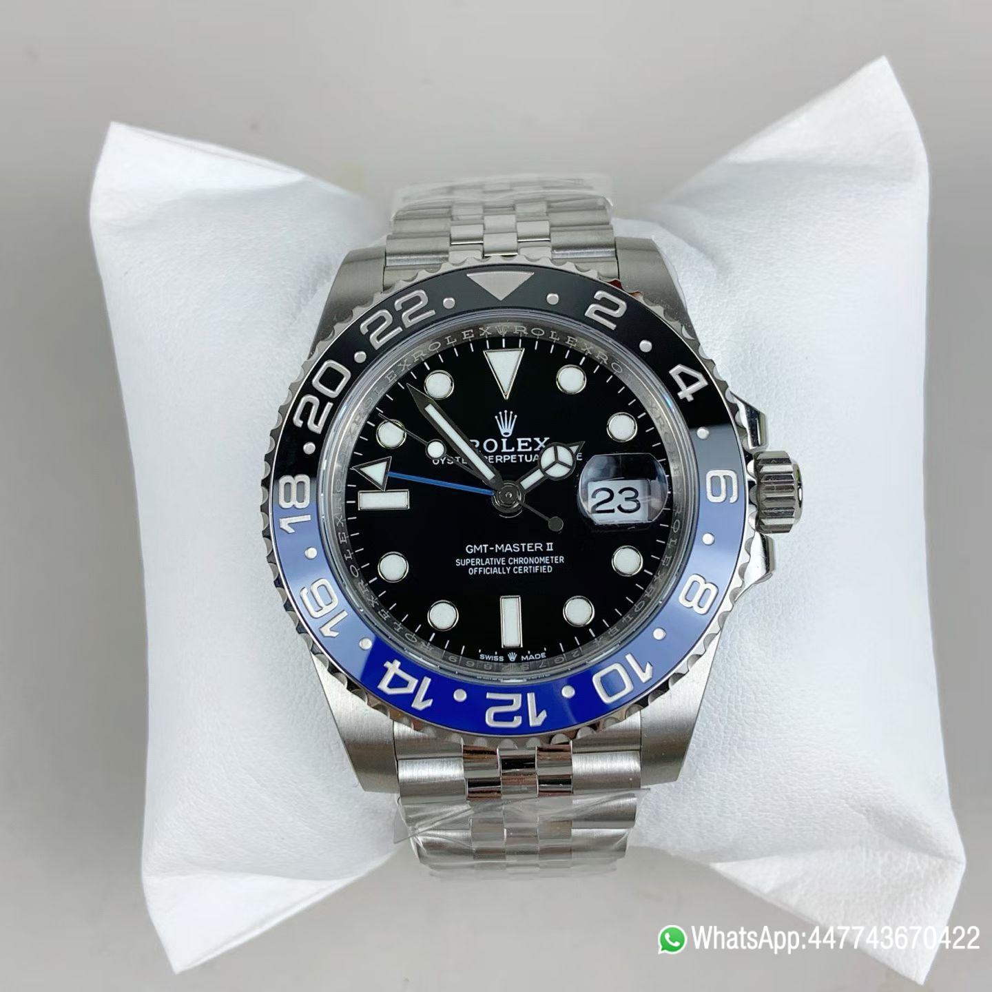 VSF Rolex Super Clone GMT Master 126710BLNR Batgirl Blue Black Ceramic Bezel Black Dial DD3285 72 Hours Power Reserve CHS Jubilee Bracelet 01 VSF Rolex Super Clone GMT Master 126710BLNR Batgirl Blue Black Ceramic Bezel Black Dial DD3285 72 Hours Power Reserve CHS Jubilee Bracelet 01