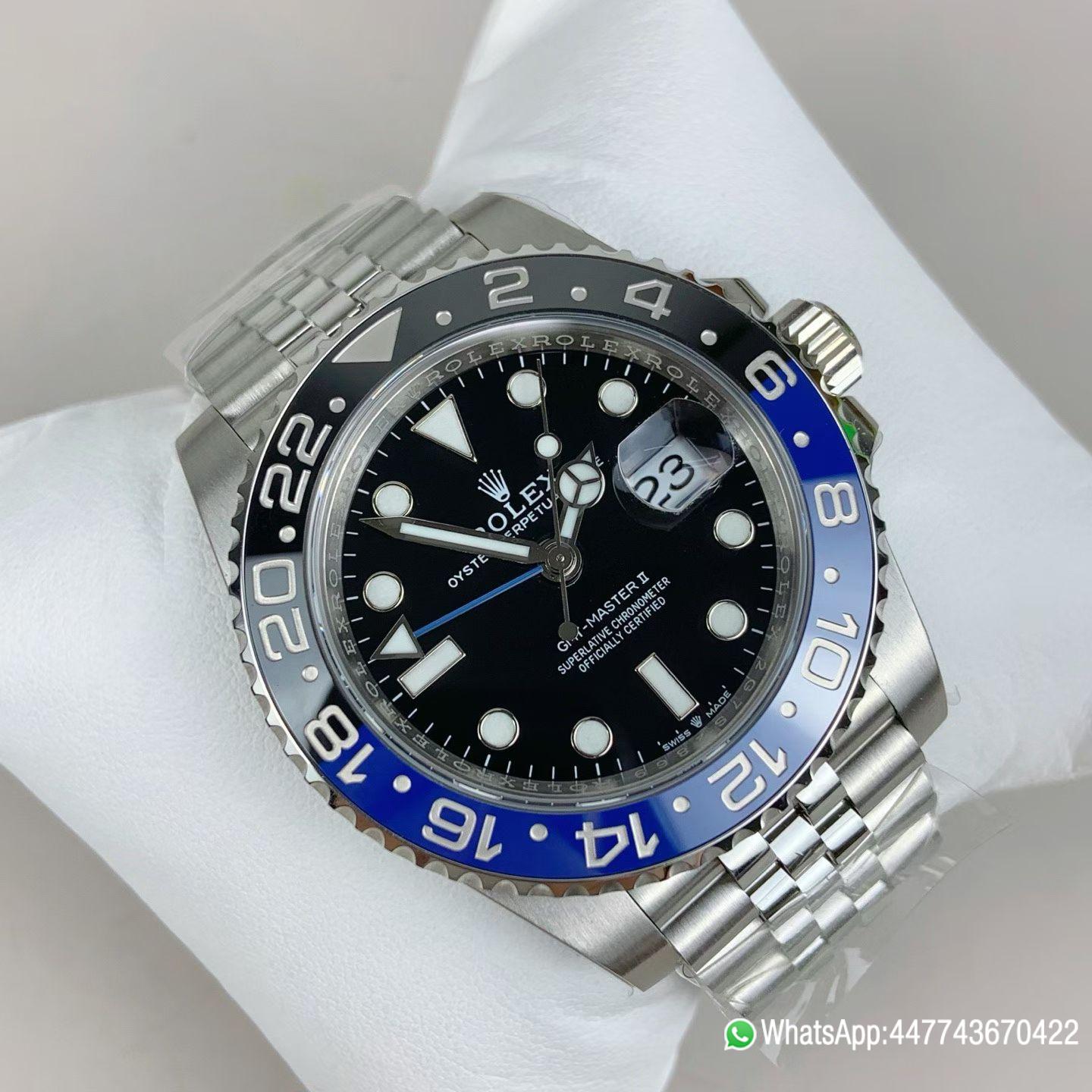 VSF Rolex Super Clone GMT Master 126710BLNR Batgirl Blue Black Ceramic Bezel Black Dial DD3285 72 Hours Power Reserve CHS Jubilee Bracelet 02 VSF Rolex Super Clone GMT Master 126710BLNR Batgirl Blue Black Ceramic Bezel Black Dial DD3285 72 Hours Power Reserve CHS Jubilee Bracelet 02