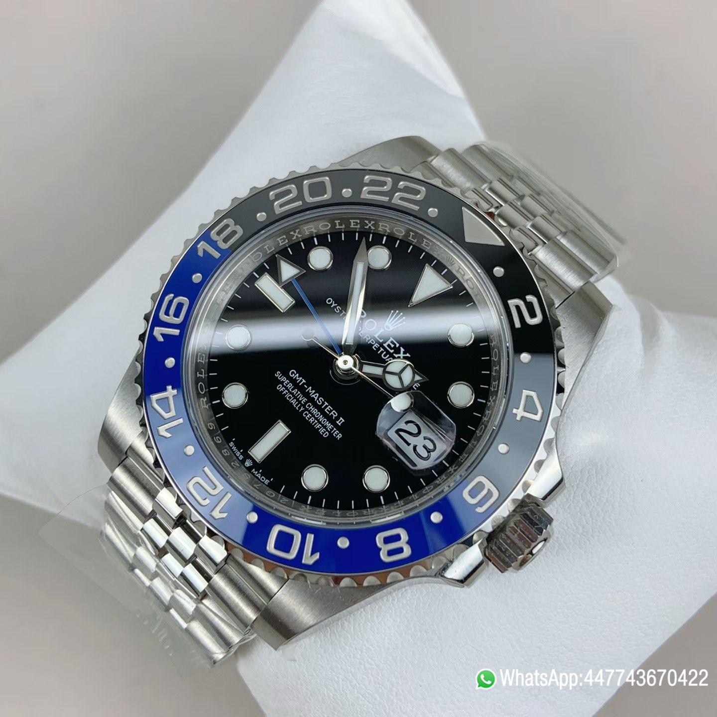 VSF Rolex Super Clone GMT Master 126710BLNR Batgirl Blue Black Ceramic Bezel Black Dial DD3285 72 Hours Power Reserve CHS Jubilee Bracelet 03 VSF Rolex Super Clone GMT Master 126710BLNR Batgirl Blue Black Ceramic Bezel Black Dial DD3285 72 Hours Power Reserve CHS Jubilee Bracelet 03