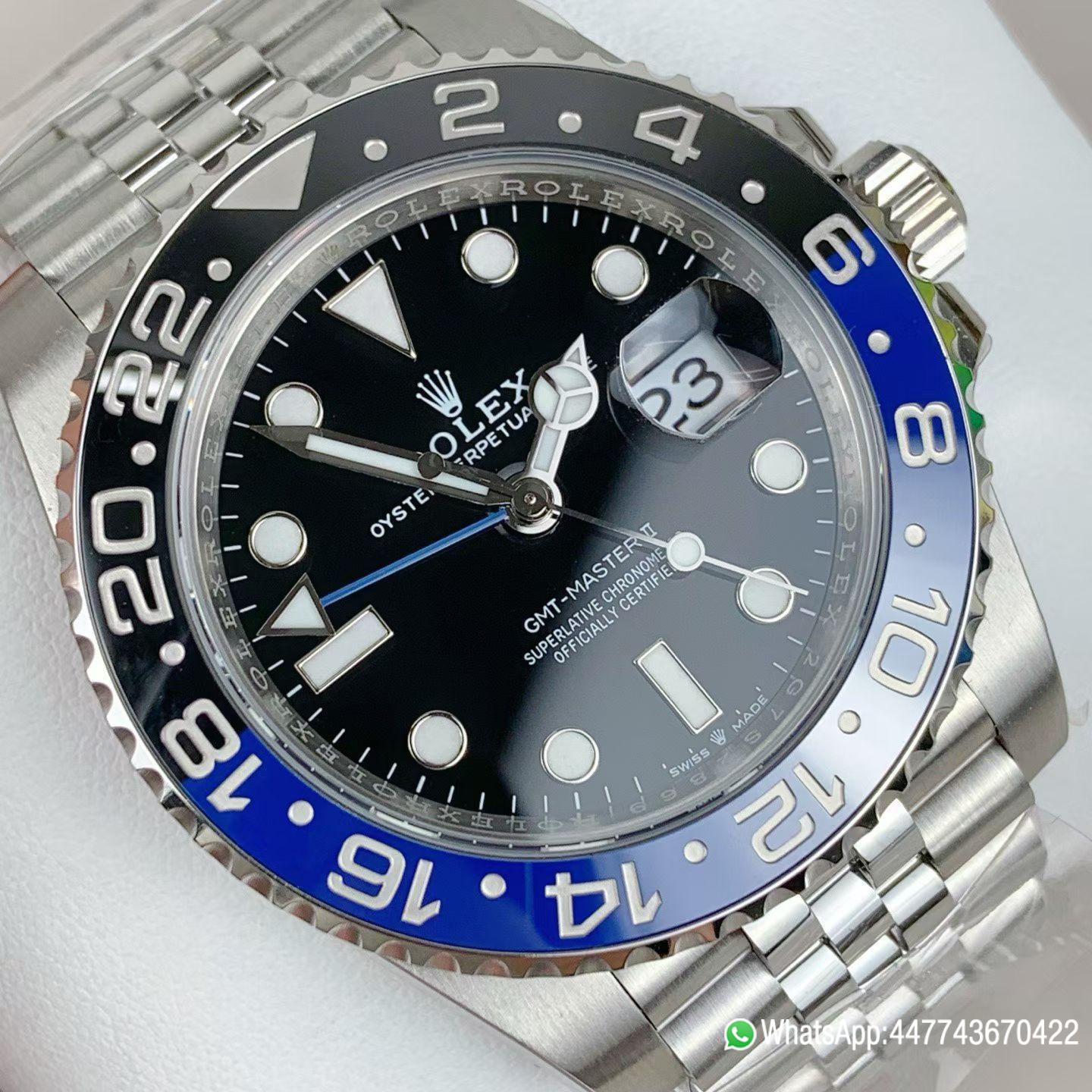 VSF Rolex Super Clone GMT Master 126710BLNR Batgirl Blue Black Ceramic Bezel Black Dial DD3285 72 Hours Power Reserve CHS Jubilee Bracelet 05 VSF Rolex Super Clone GMT Master 126710BLNR Batgirl Blue Black Ceramic Bezel Black Dial DD3285 72 Hours Power Reserve CHS Jubilee Bracelet 05