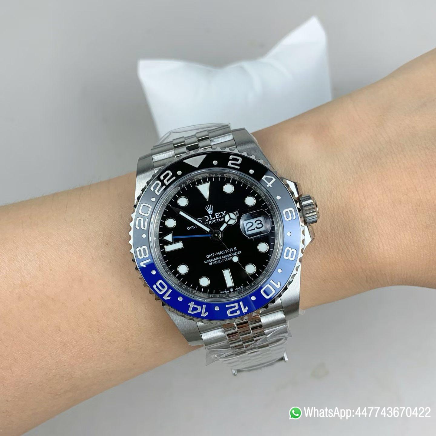 VSF Rolex Super Clone GMT Master 126710BLNR Batgirl Blue Black Ceramic Bezel Black Dial DD3285 72 Hours Power Reserve CHS Jubilee Bracelet 09 VSF Rolex Super Clone GMT Master 126710BLNR Batgirl Blue Black Ceramic Bezel Black Dial DD3285 72 Hours Power Reserve CHS Jubilee Bracelet 09