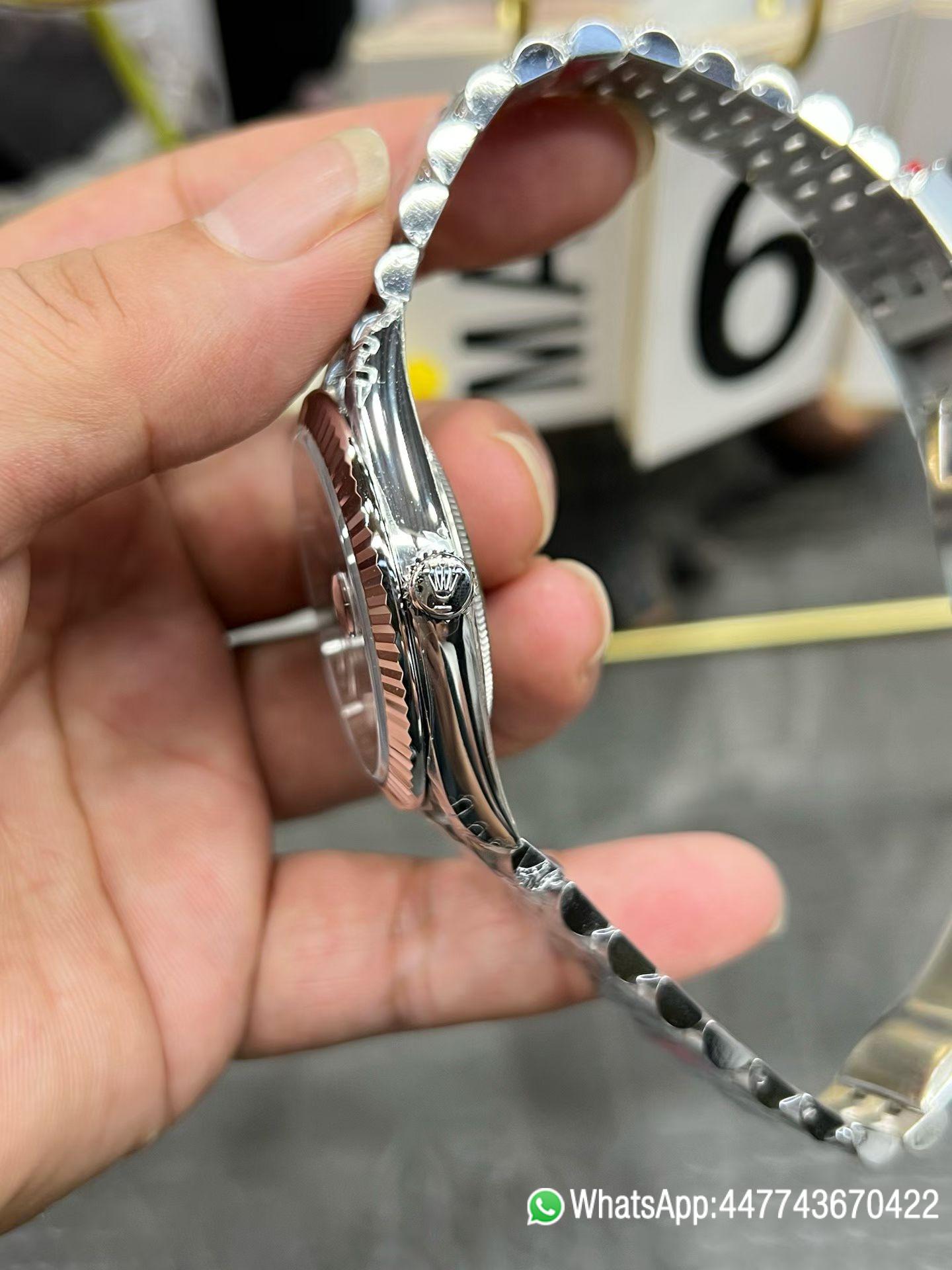 VSF Rolex Super Clone Rolex DateJust 41 126334 0013 Grey Dial on Oyster Bracelet Superclone 3235 Movement 06 VSF Rolex Super Clone Rolex DateJust 41 126334 0013 Grey Dial on Oyster Bracelet Superclone 3235 Movement 06