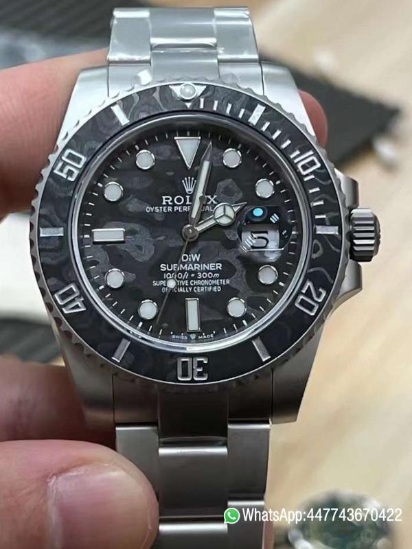 VSF Watches Submariner DIW 40mm Carbon Dial and Bezel Sandblasted Process on Stainless Steel Case and Bracelet DanDong 3135 Movement 06 VSF Watches Submariner DIW 40mm Carbon Dial and Bezel Sandblasted Process on Stainless Steel Case and Bracelet DanDong 3135 Movement 06